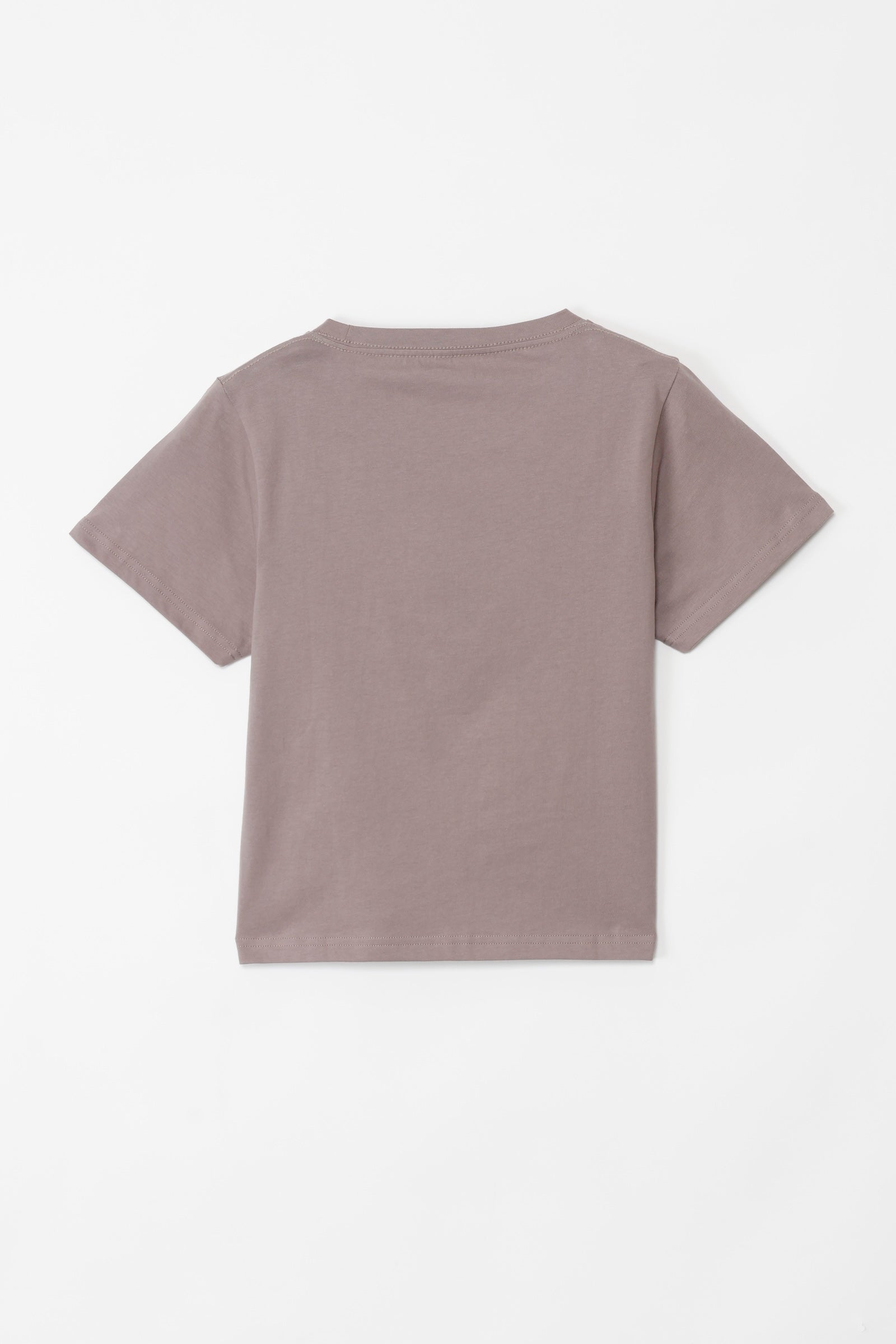 【2BUY10%OFF対象商品】Lil ala mode Tシャツ ラテ グレー