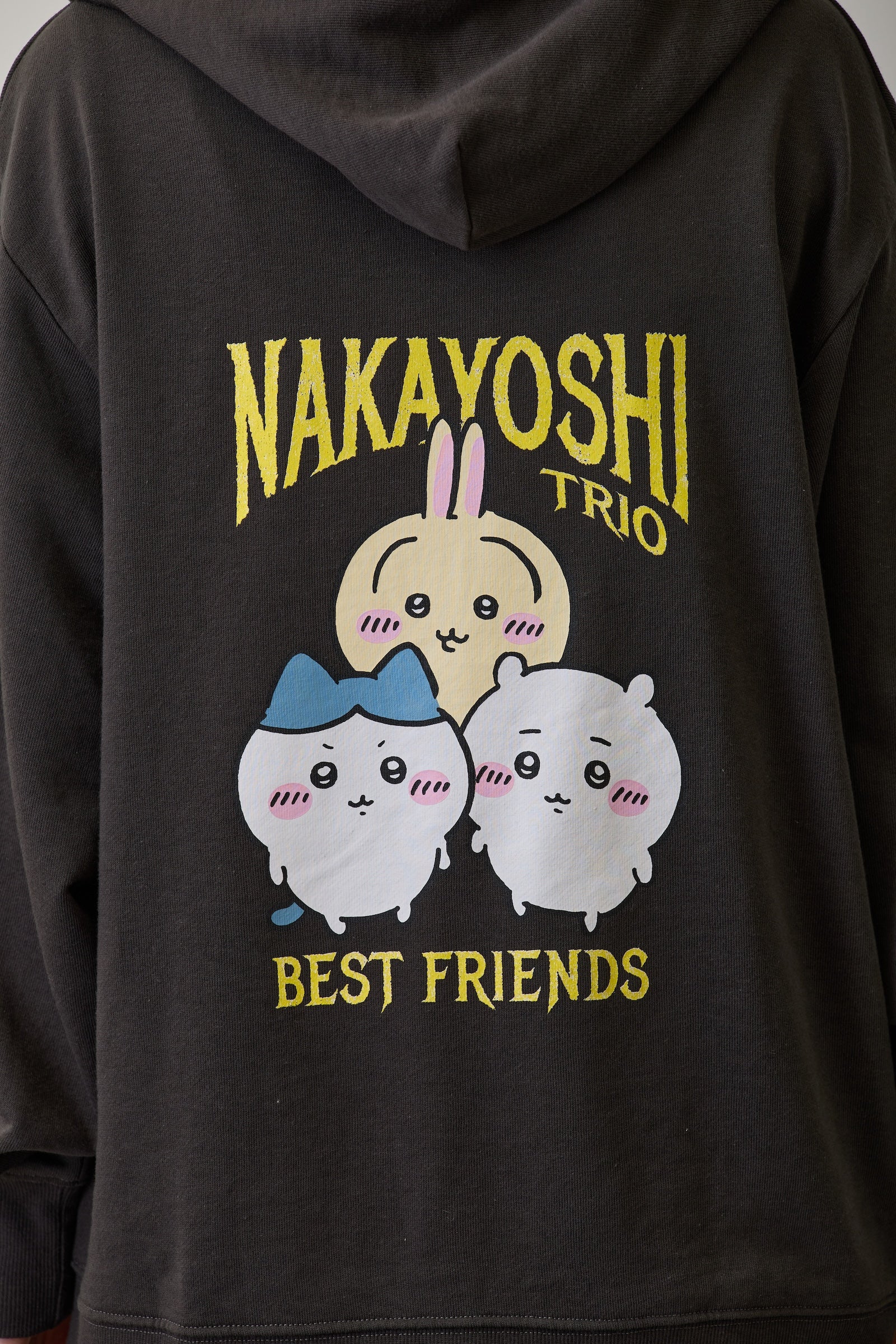 【2BUY10%OFF対象商品】ちいかわ ZIPパーカー 仲良しトリオ スミ