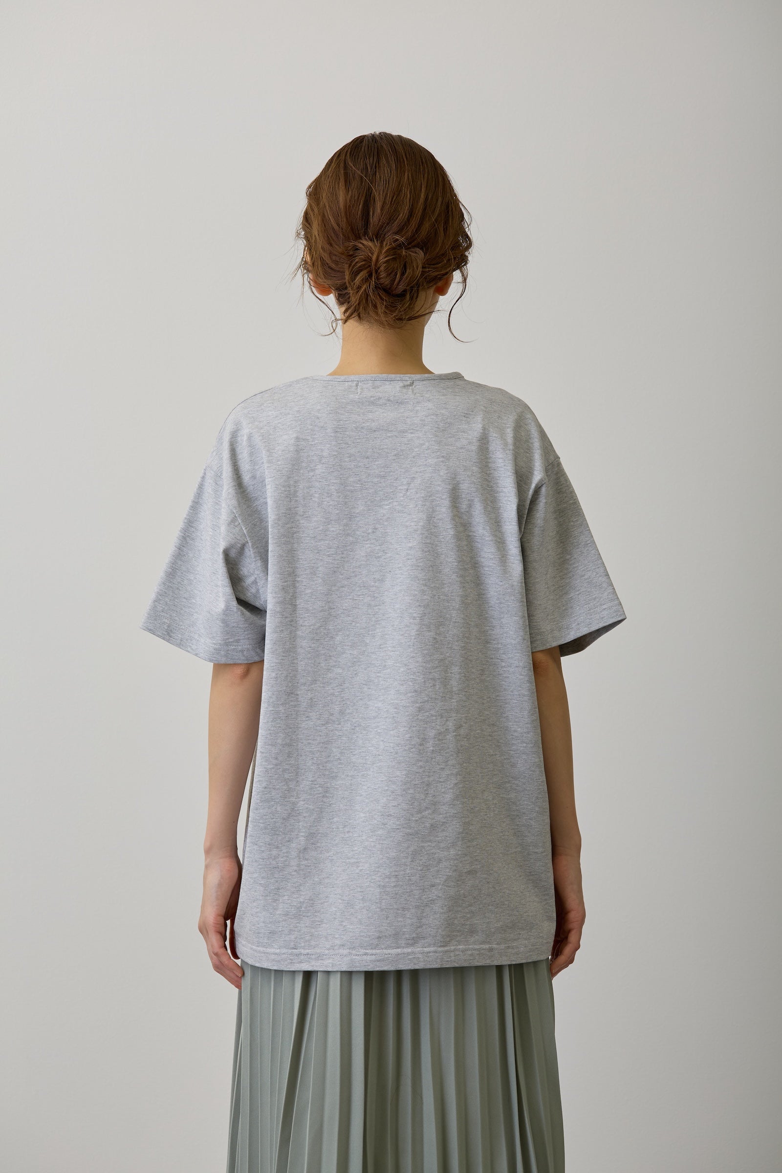 【2BUY10%OFF対象商品】mofusand×日比谷花壇 Tシャツ ウィンターオリジン グレー