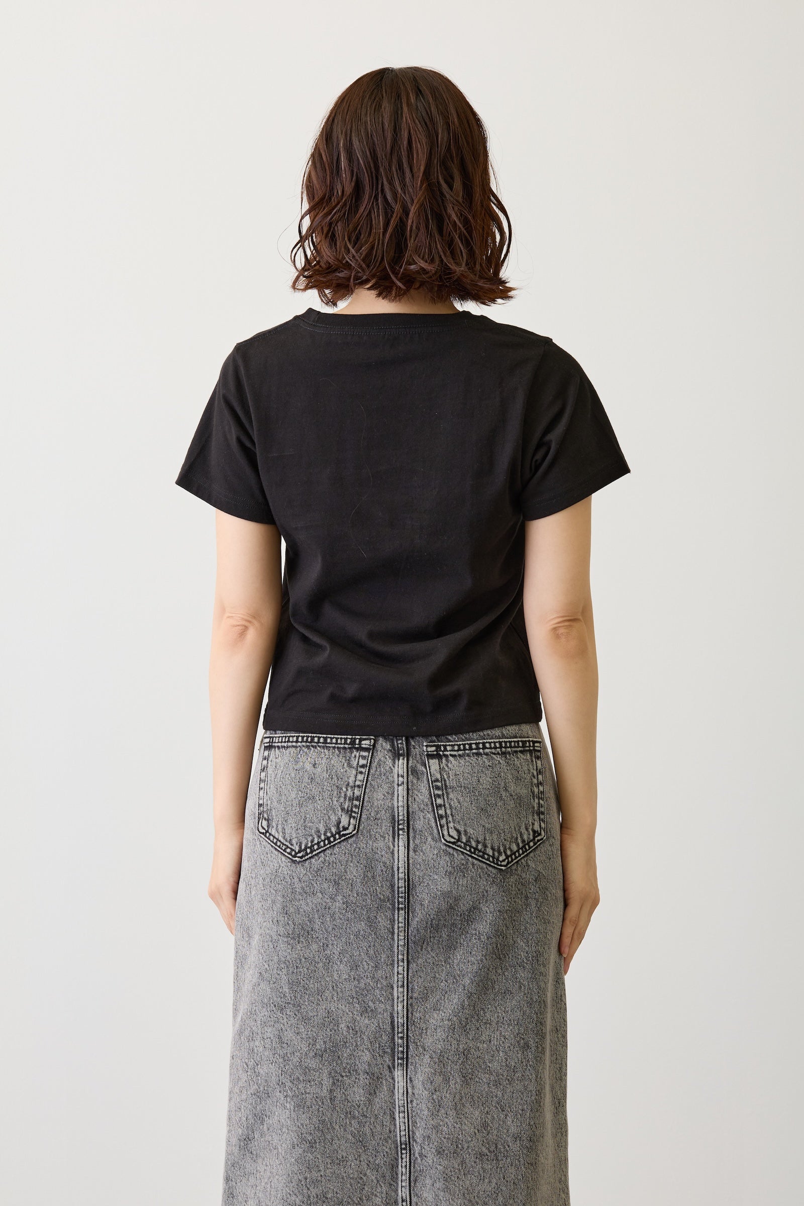 【2BUY10%OFF対象商品】Lil ala mode Tシャツ キャミー ブラック