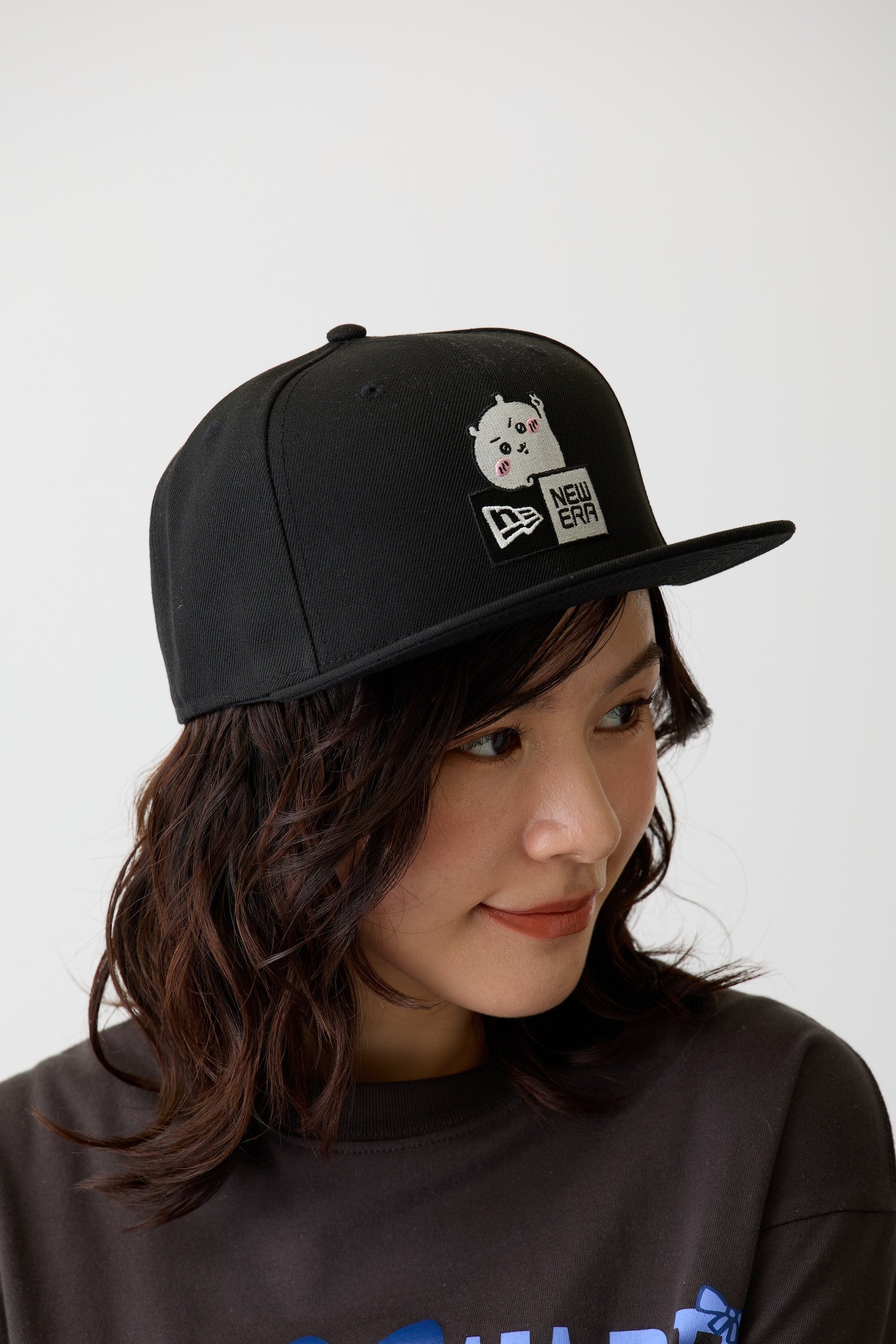 【2BUY10%OFF対象商品】NEW ERA® 9FIFTY™ ちいかわ BOX LOGO BLACK