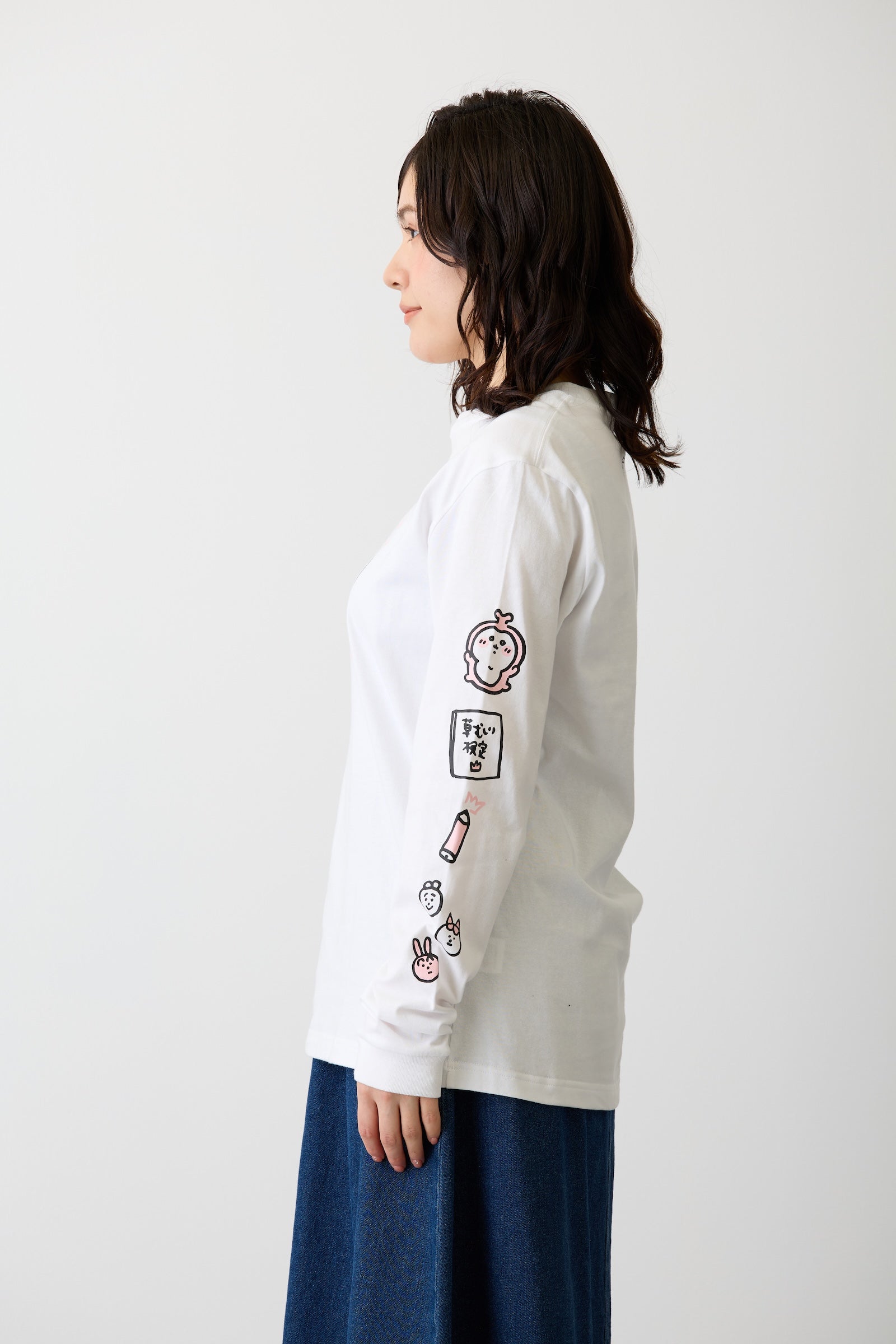 ちいかわ L/STシャツ ちいかわ ホワイト