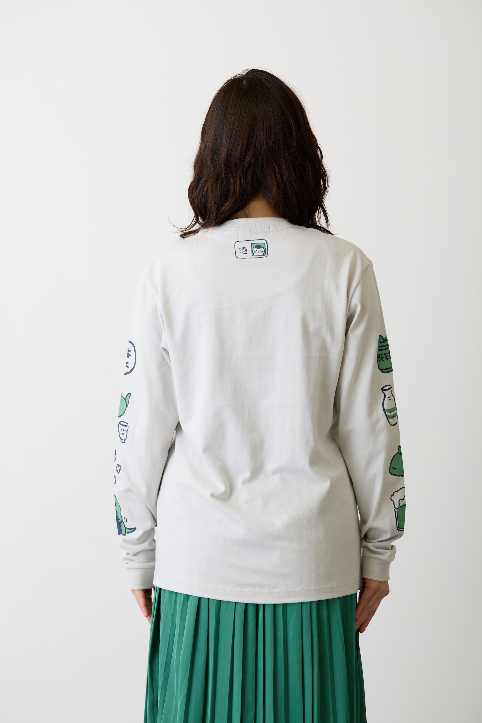 ちいかわ L/STシャツ くりまんじゅう フロストグレー