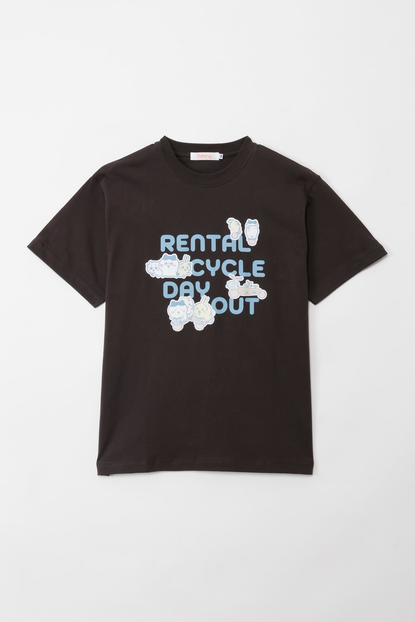ちいかわ Tシャツ レンタサイクルでおでかけ スミ