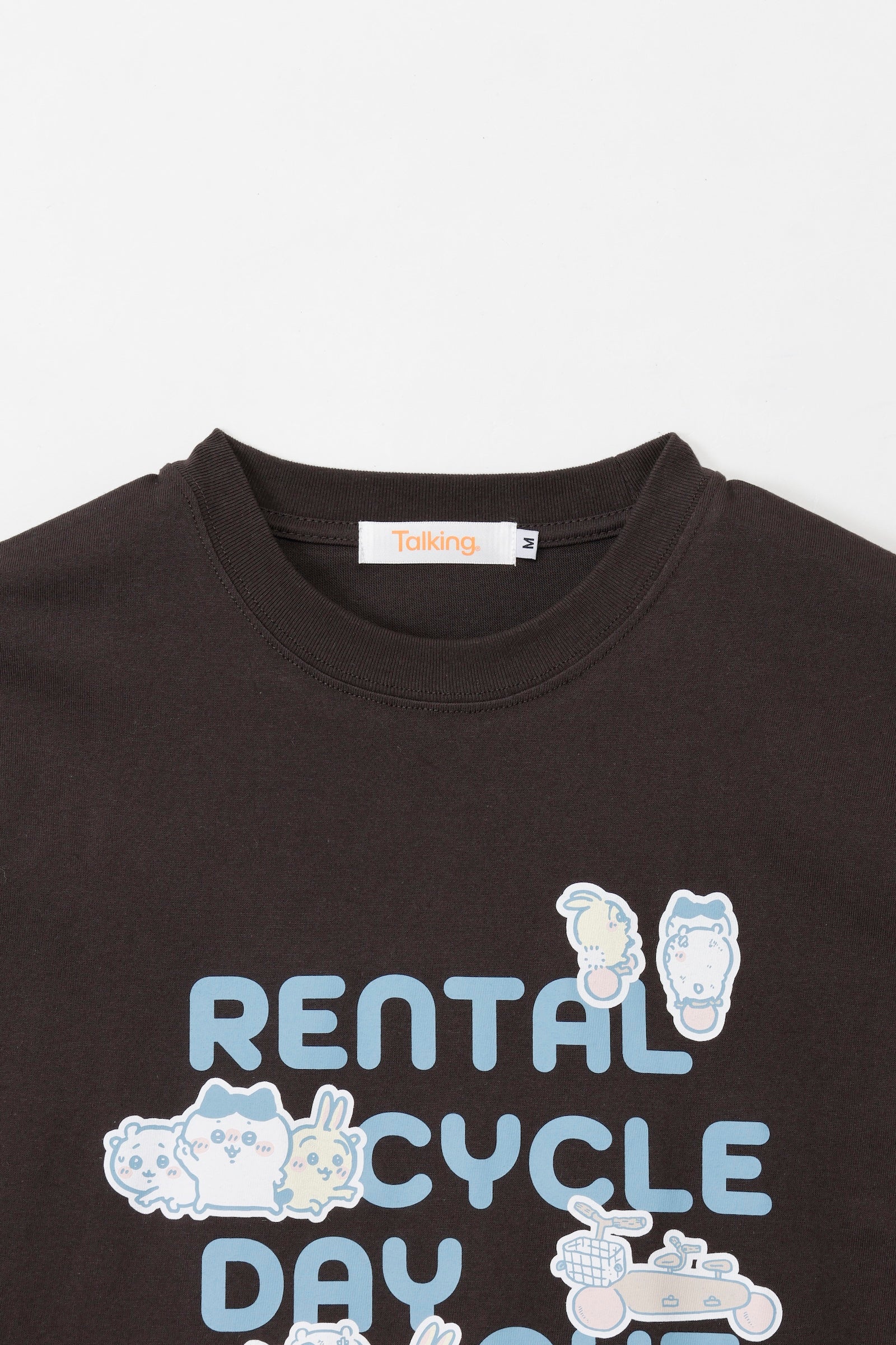 ちいかわ Tシャツ レンタサイクルでおでかけ スミ