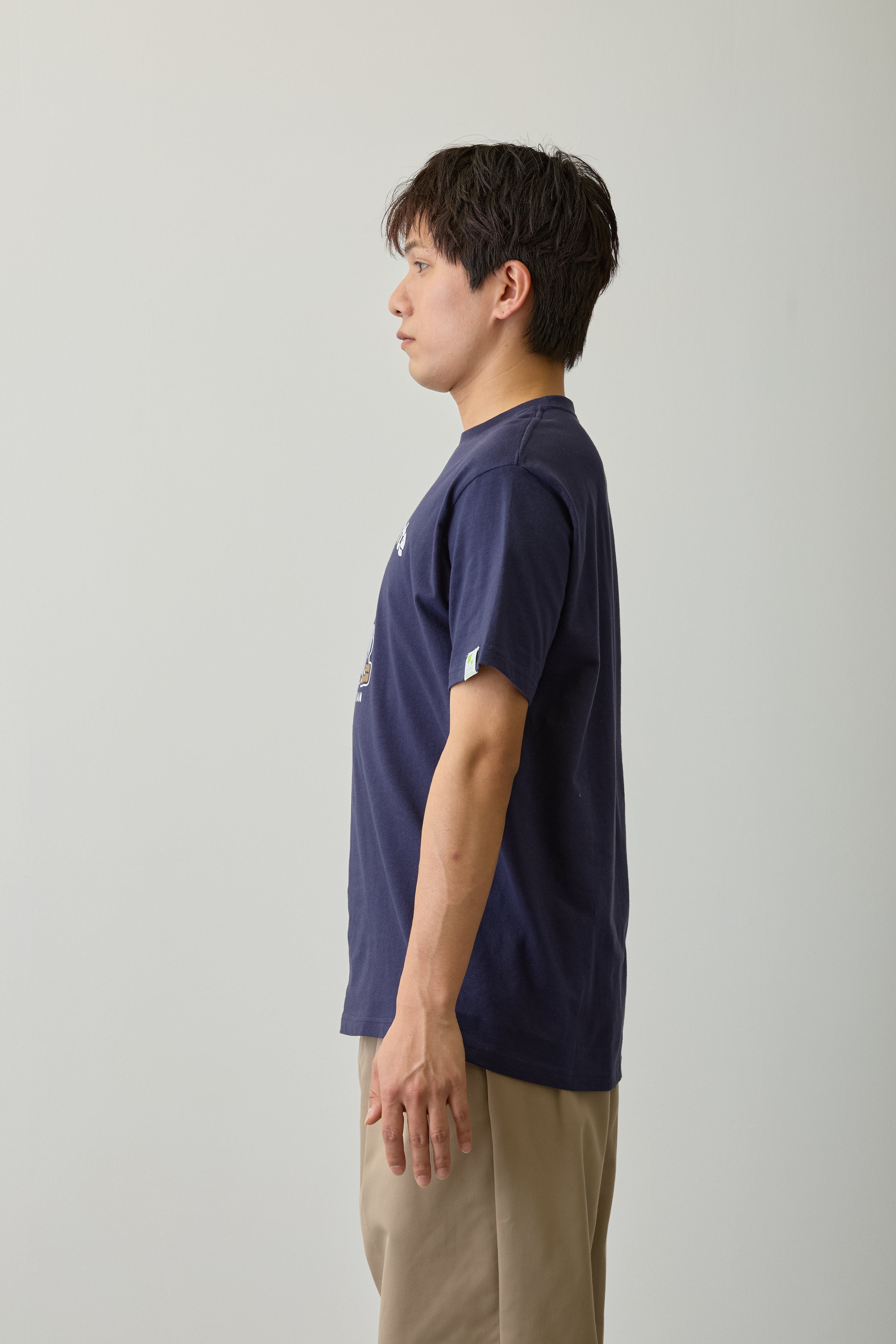 コウペンちゃん Tシャツ 出勤 ネイビー
