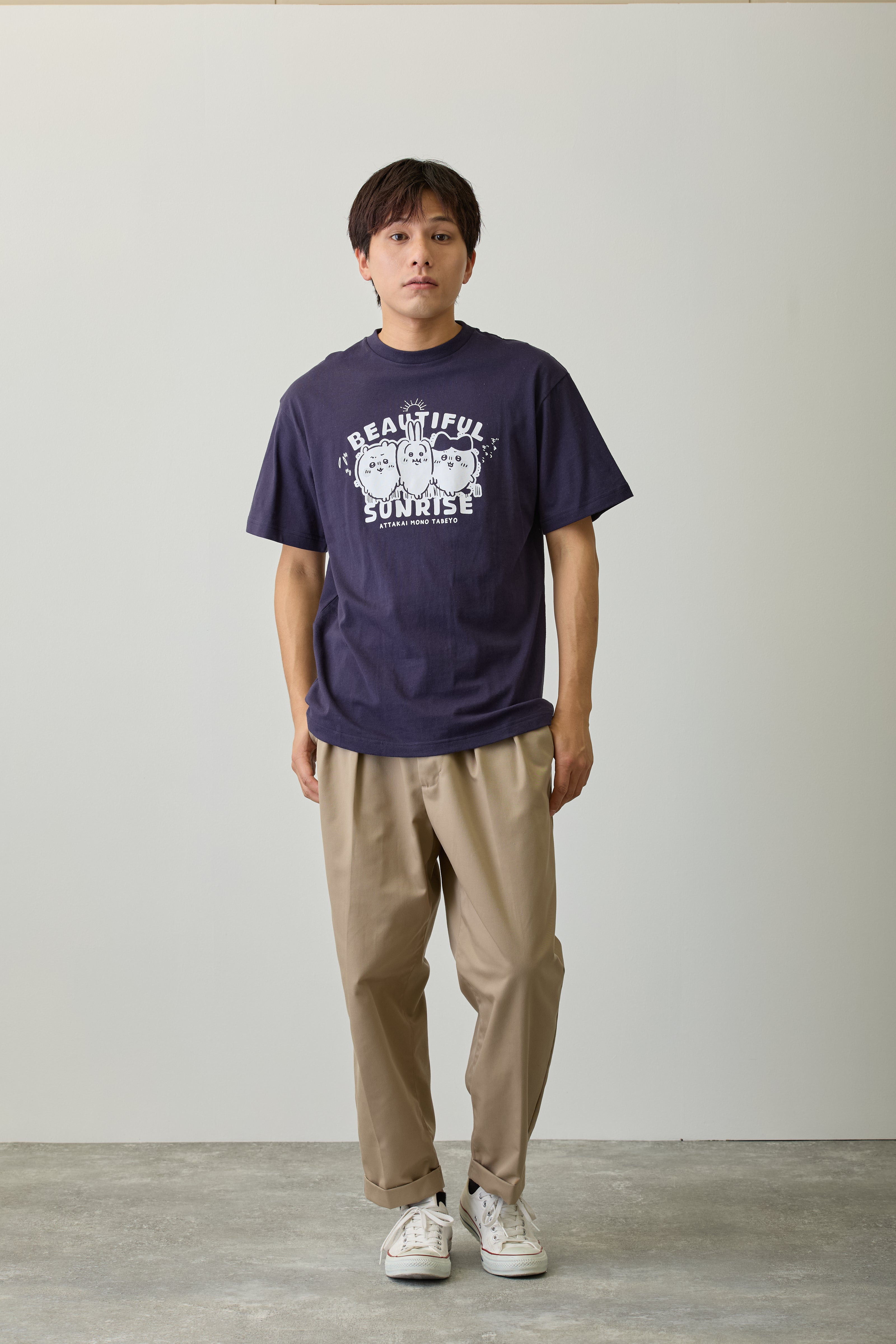 ちいかわ パックTシャツ パックA WH/NY
