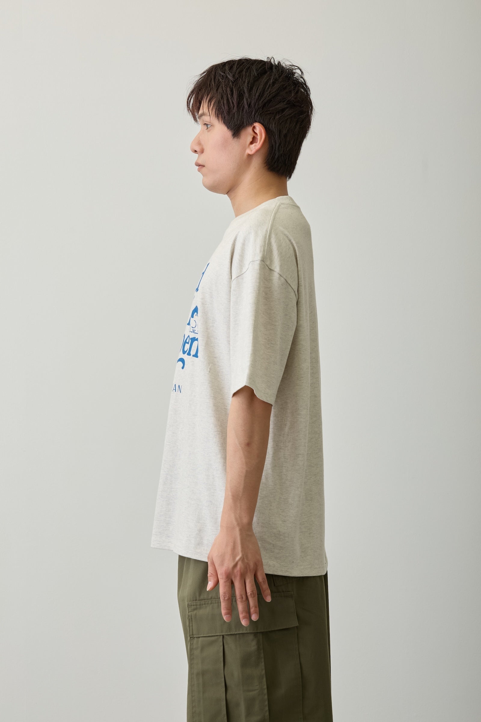 【2BUY10%OFF対象商品】コウペンちゃん ビッグシルエットTシャツ Good Will Happen シロ杢