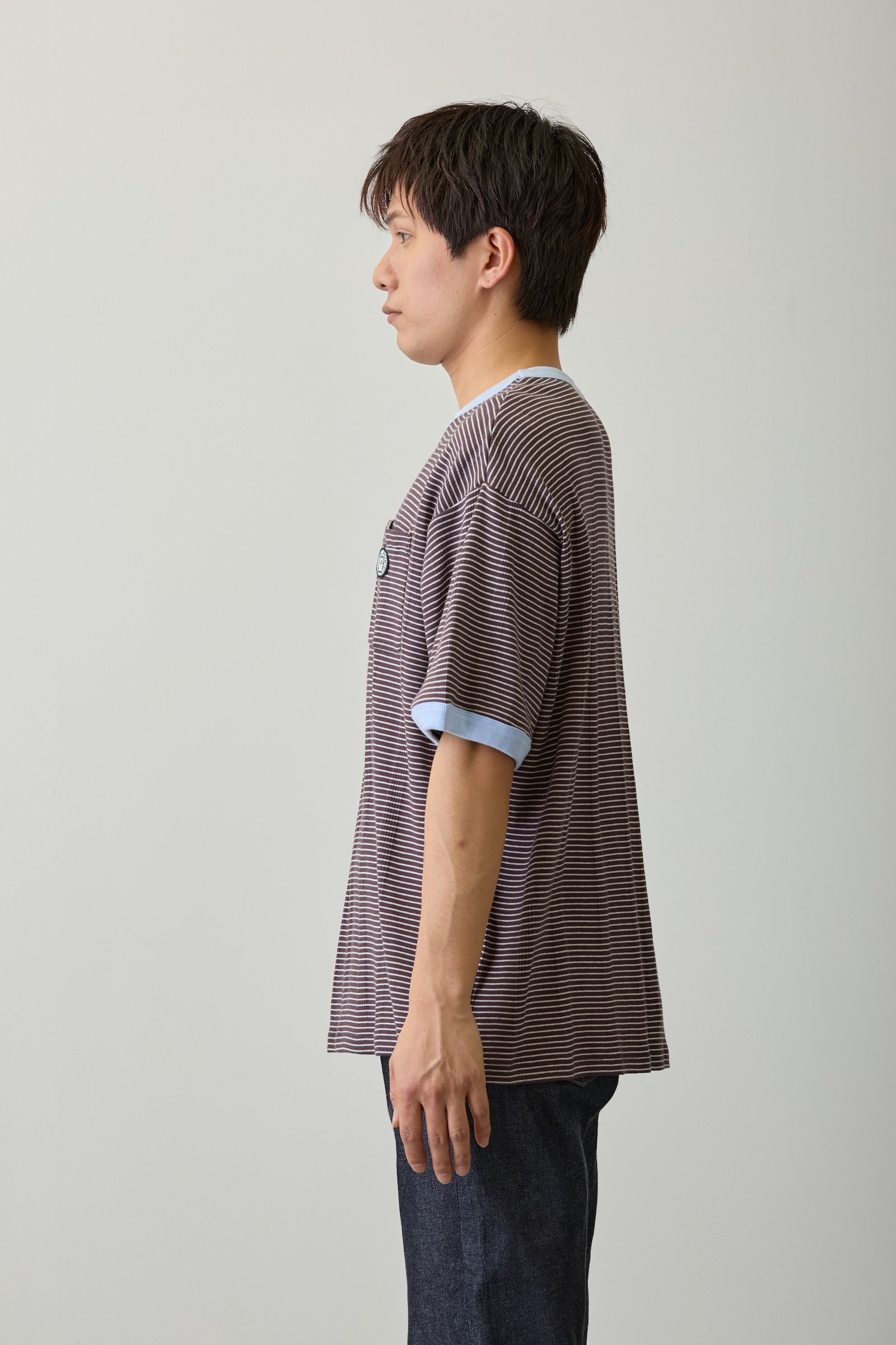 【2BUY10%OFF対象商品】ちいかわ ビッグシルエットポケットTシャツ Robert P.Miller×Talking モモンガ COFFEE