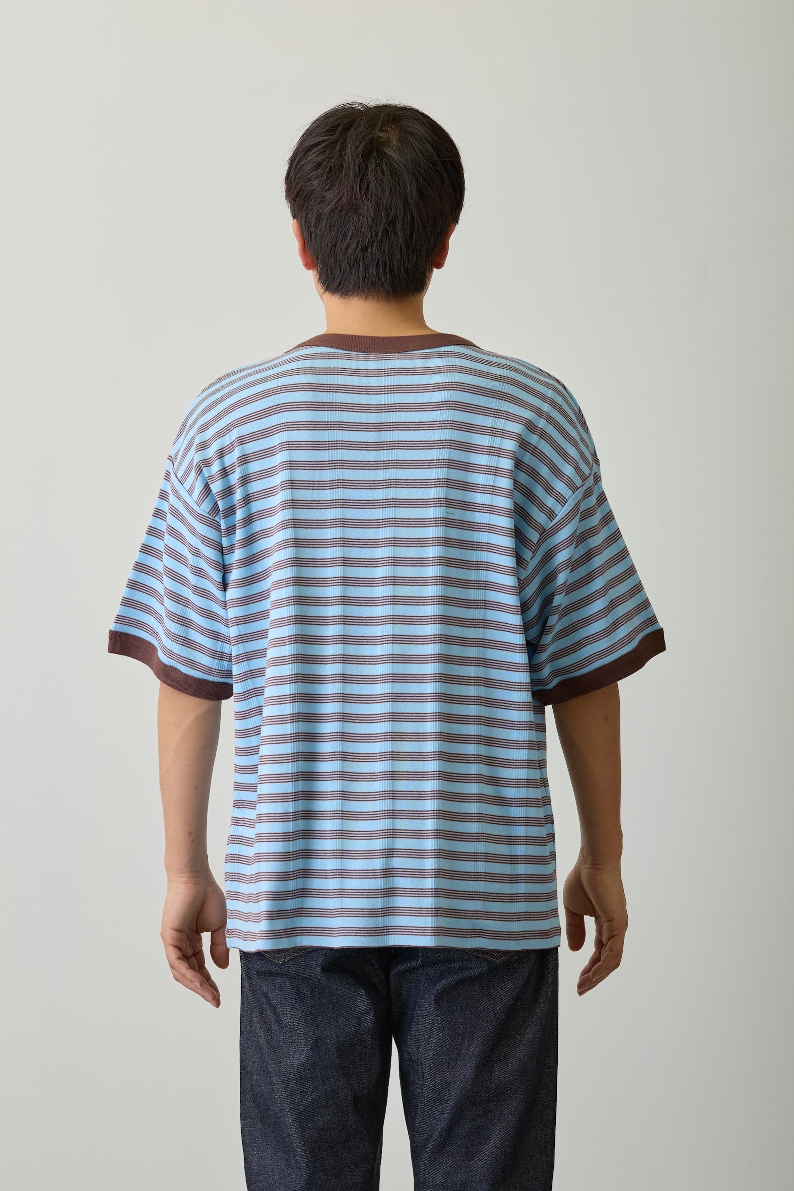 【2BUY10%OFF対象商品】ちいかわ ビッグシルエットポケットTシャツ Robert P.Miller×Talking ハチワレ BLUEBERRY