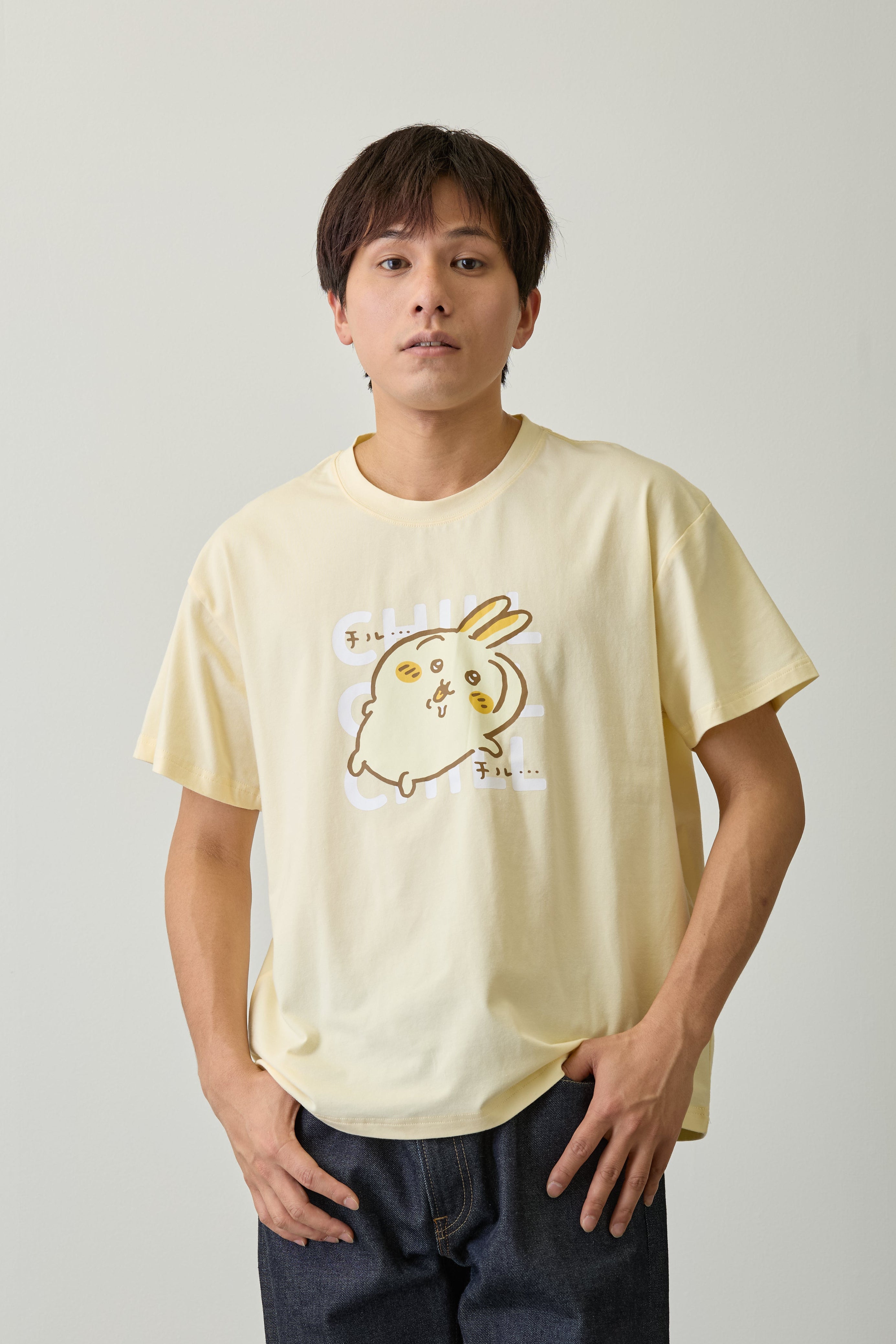 ちいかわ Tシャツ チルチルうさぎ イエロー