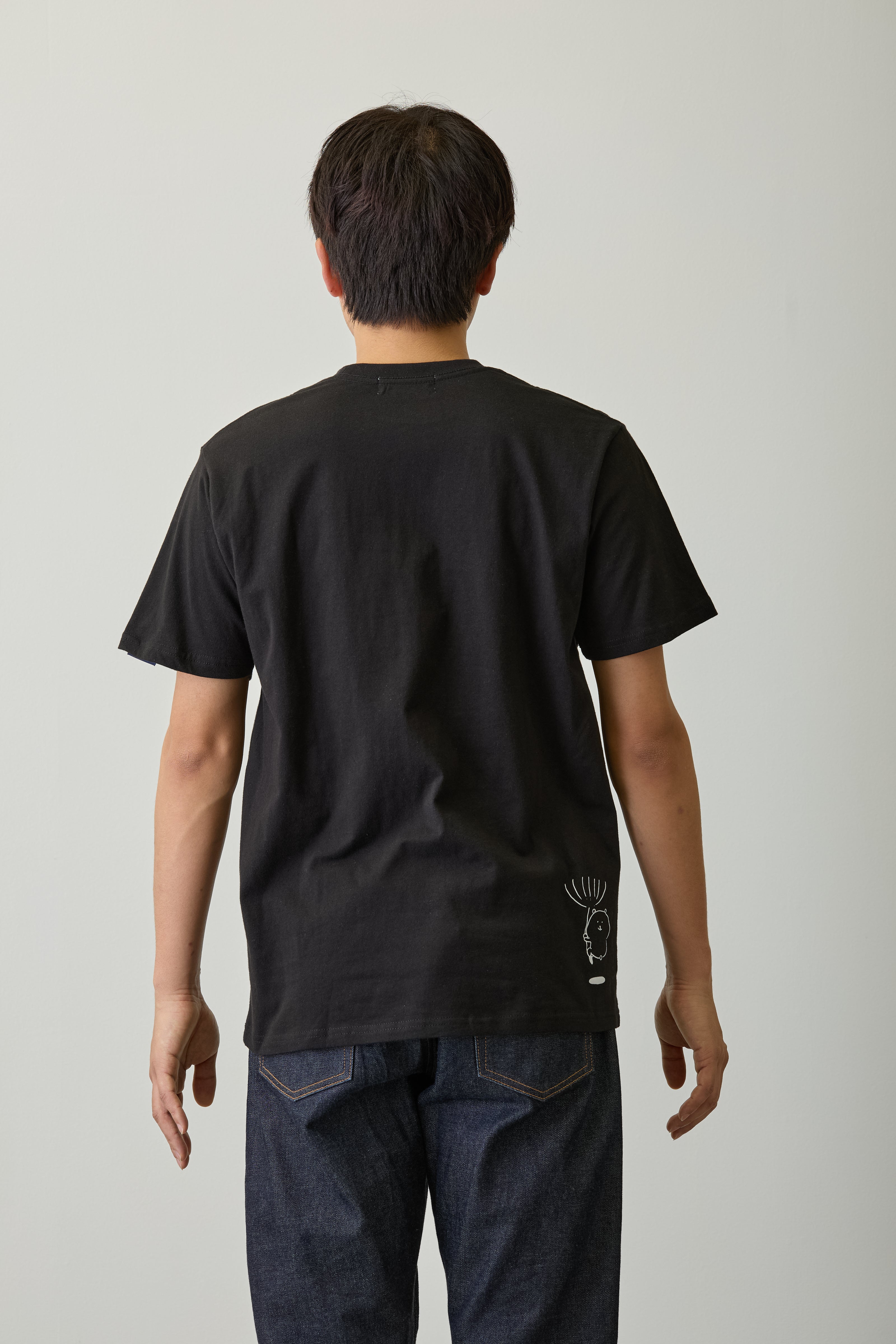 ナガノキャラクターズ Tシャツ たんぽぽ ブラック