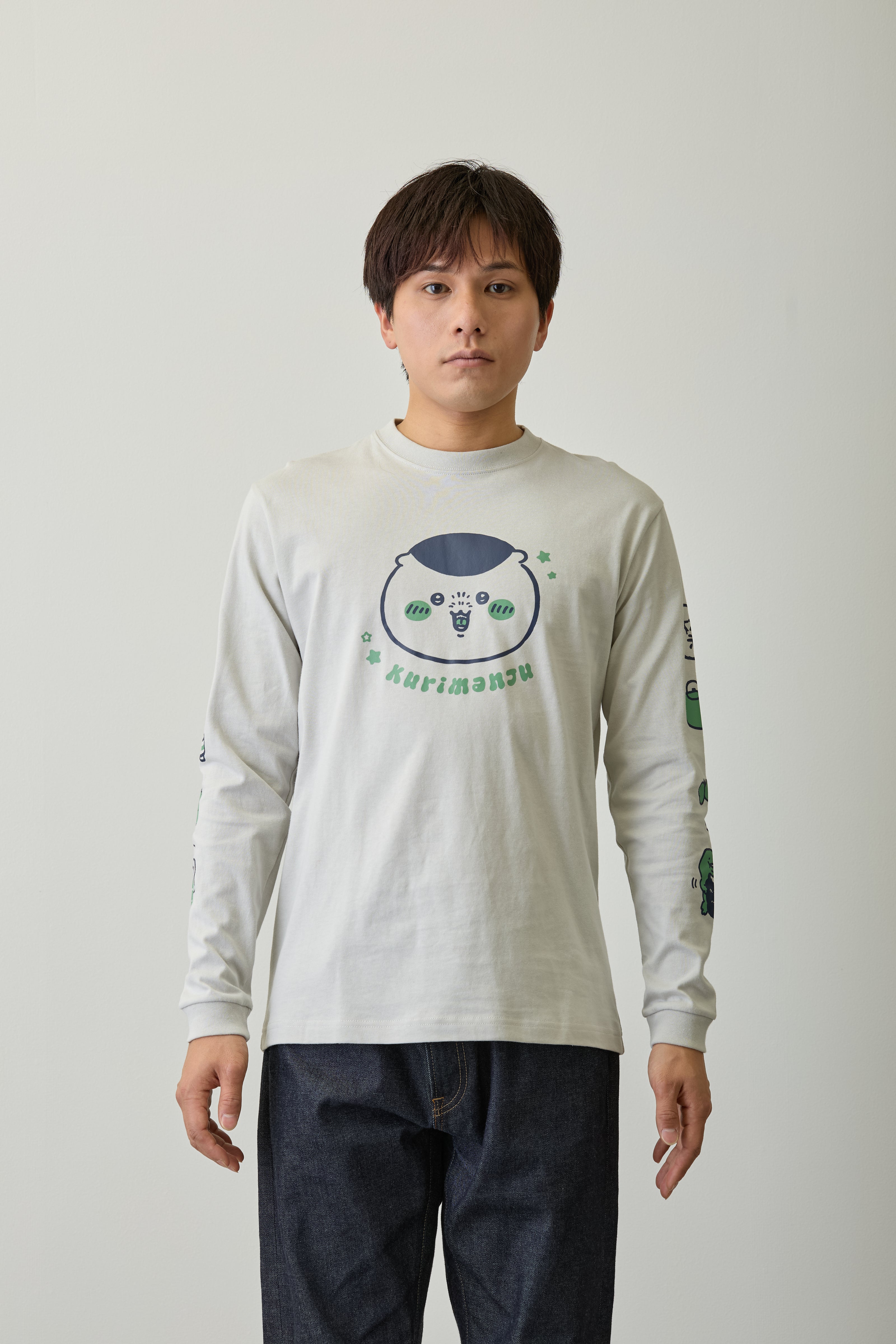 ちいかわ L/STシャツ くりまんじゅう フロストグレー