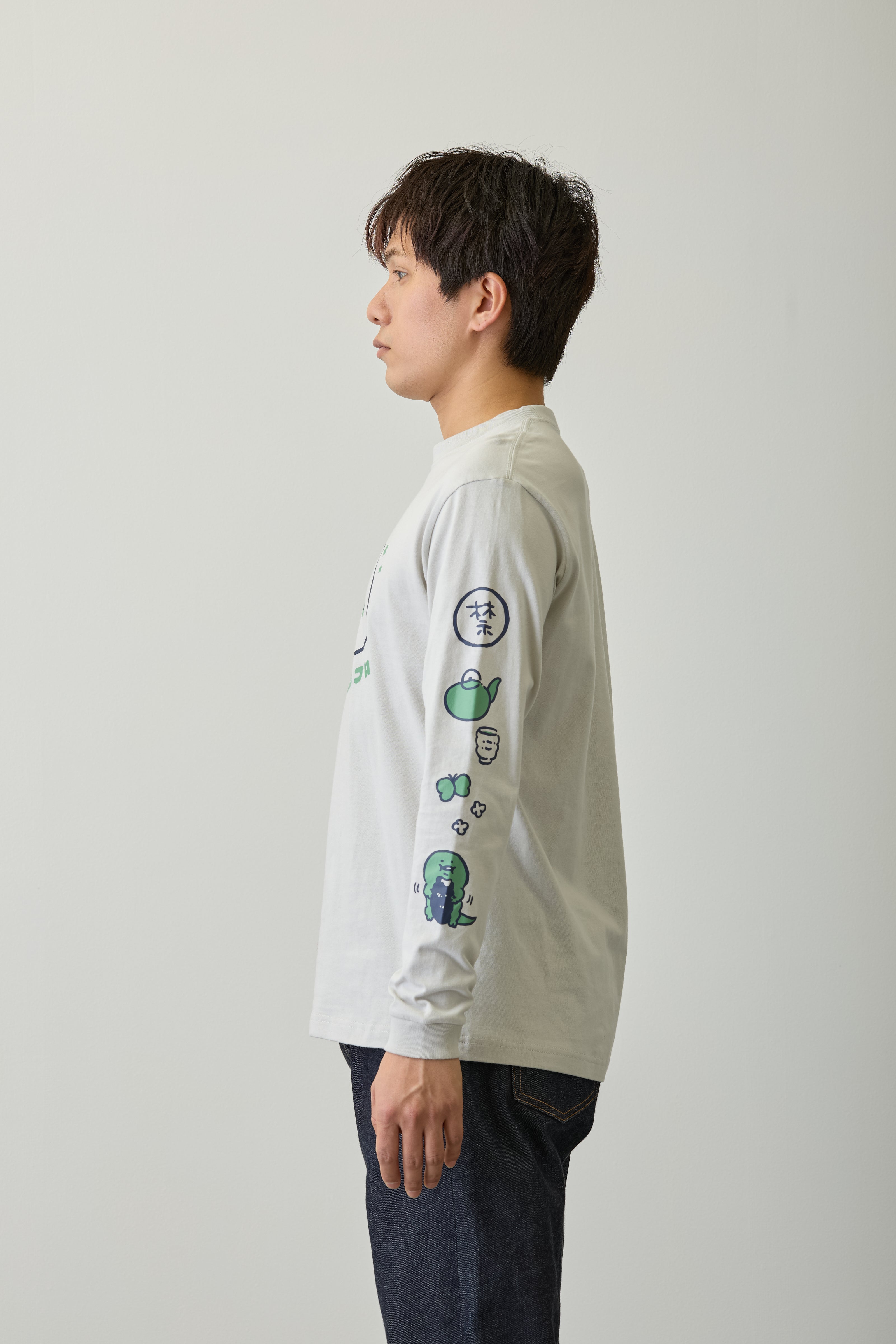 ちいかわ L/STシャツ くりまんじゅう フロストグレー