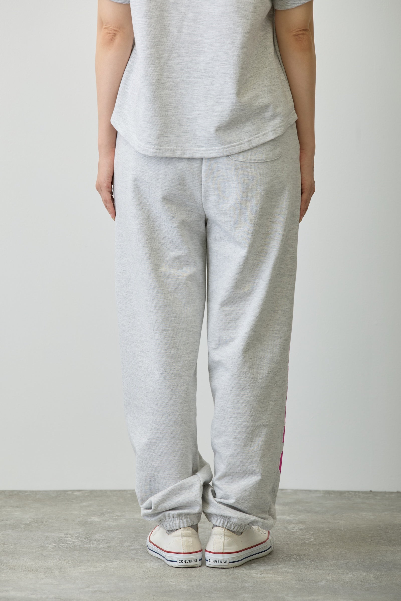 【2BUY10%OFF対象商品】ちいかわ スウェットパンツ ピース ちいかわ 杢グレー