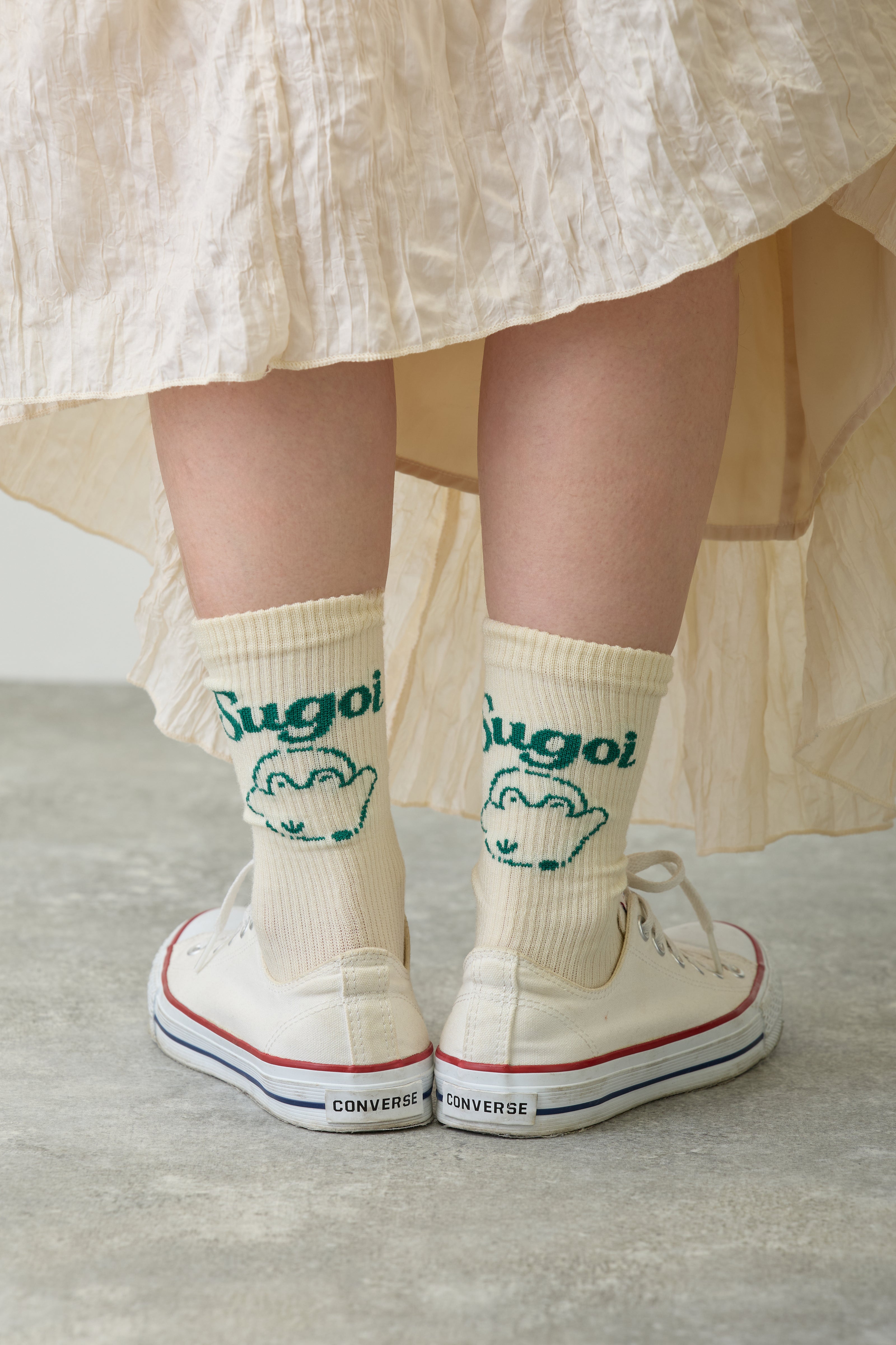 【2BUY10%OFF対象商品】コウペンちゃん ソックス Sugoi アイボリー 22-24cm