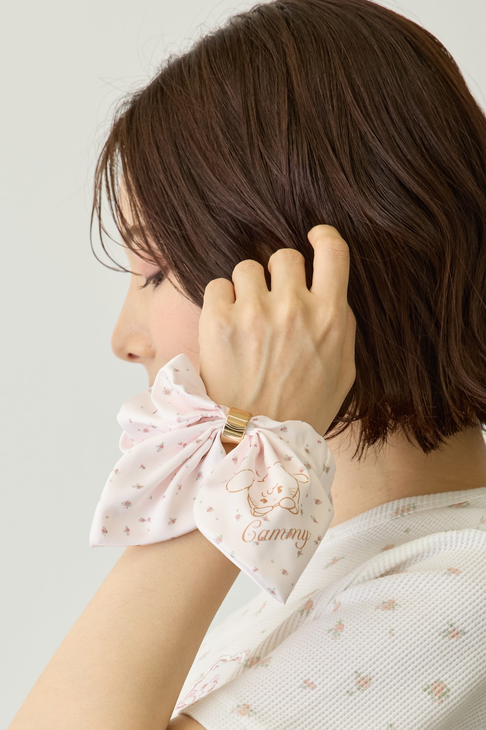 Lil ala mode シュシュ Bloom キャミー ピンク
