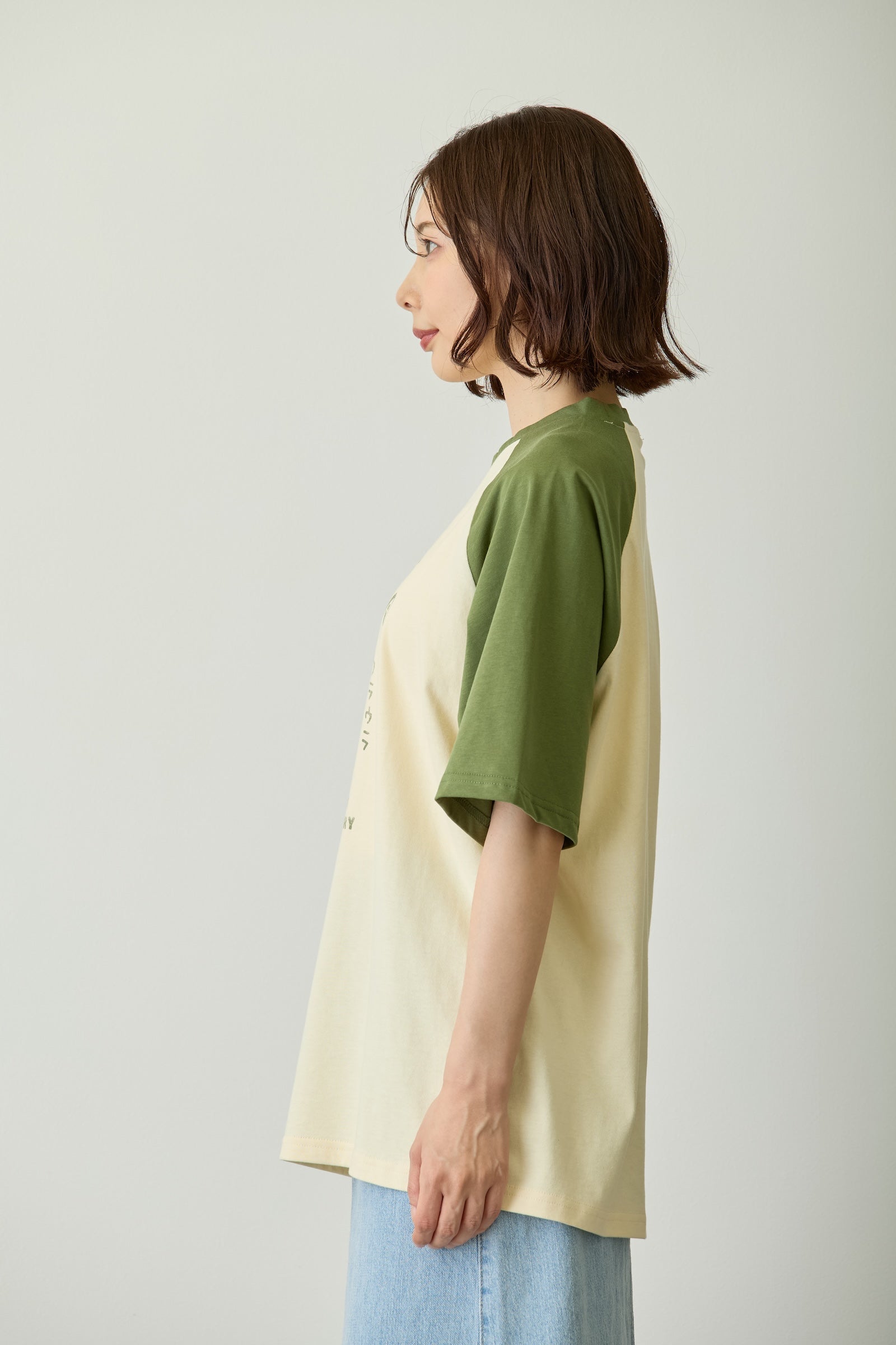 ちいかわ ラグランTシャツ ツツウラウラ ナチュラル