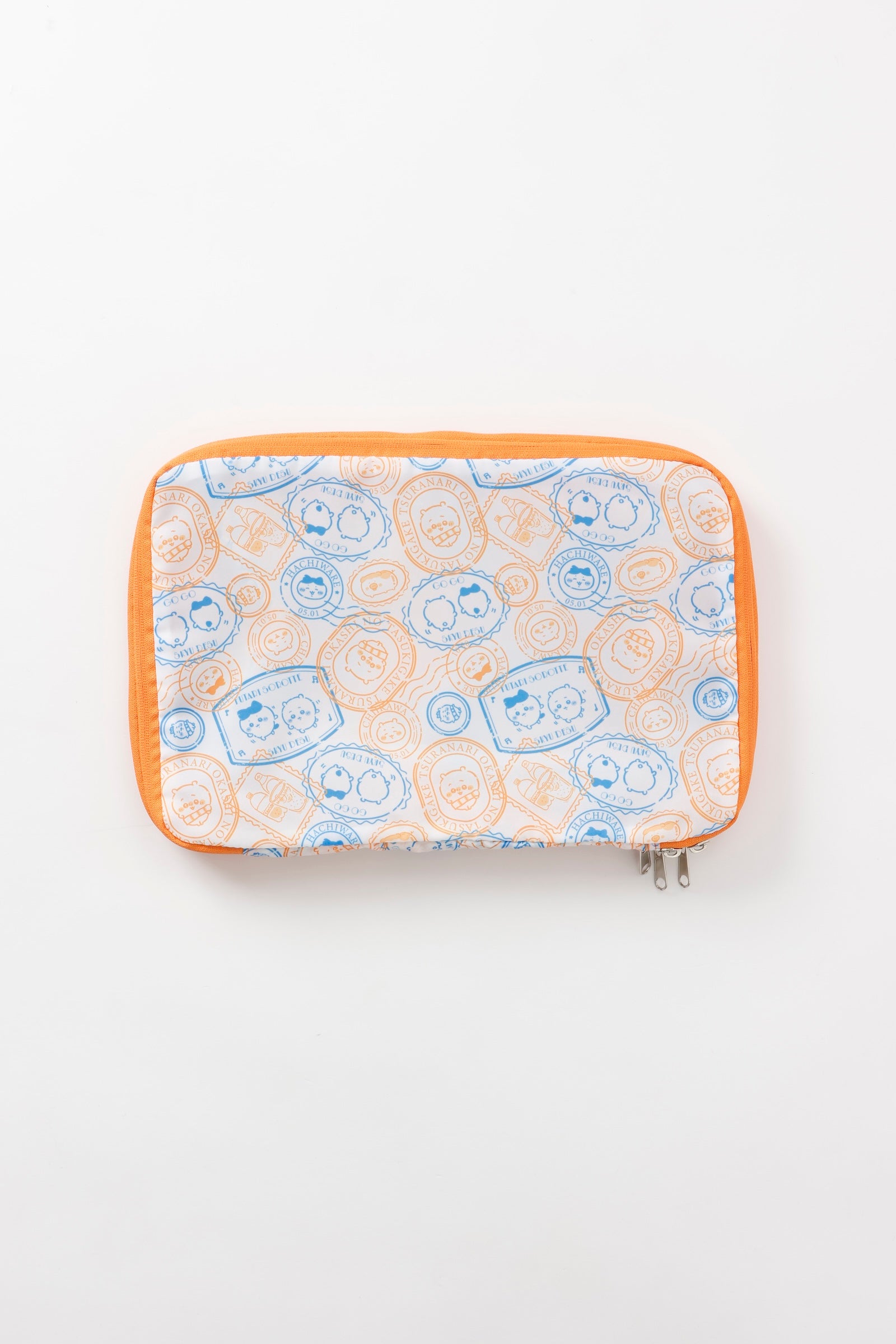 ちいかわ 圧縮バッグ スタンプデザイン オレンジ ONE