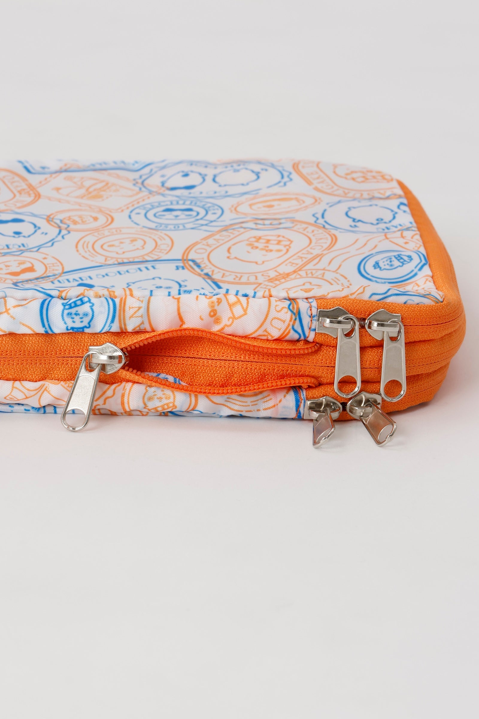 ちいかわ 圧縮バッグ スタンプデザイン オレンジ ONE