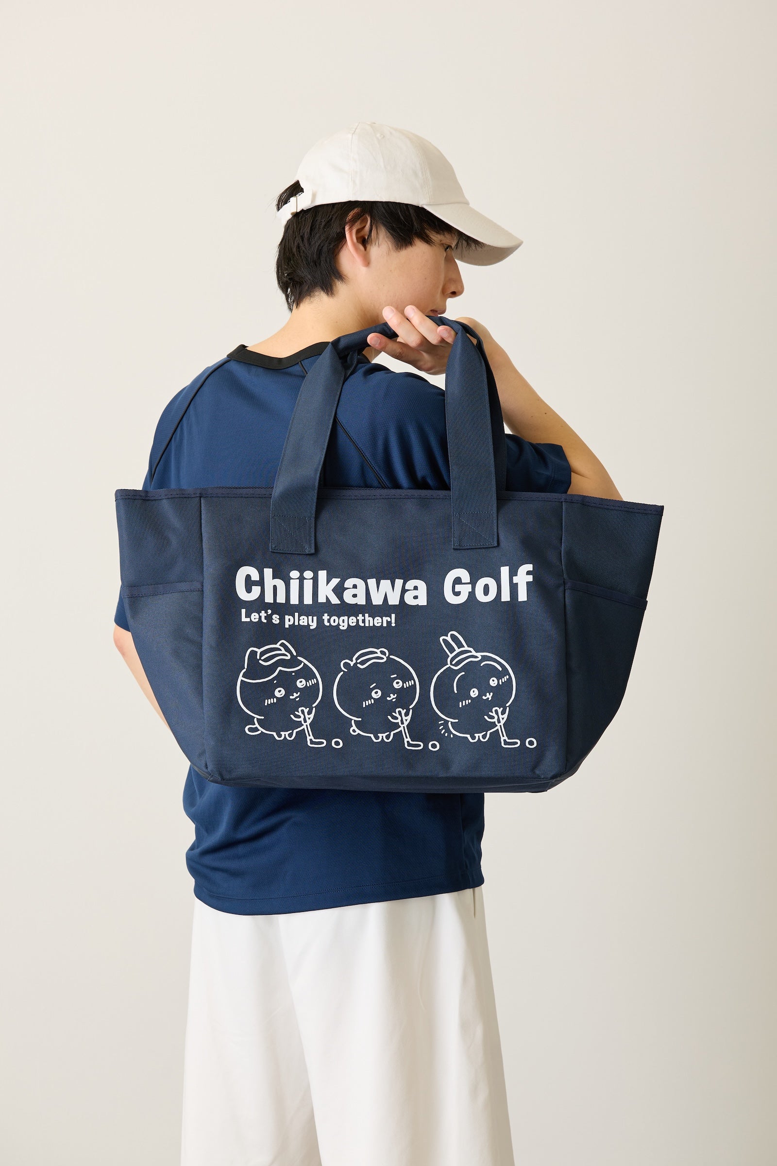 ちいかわGOLF ロッカーバッグ みんな ネイビー