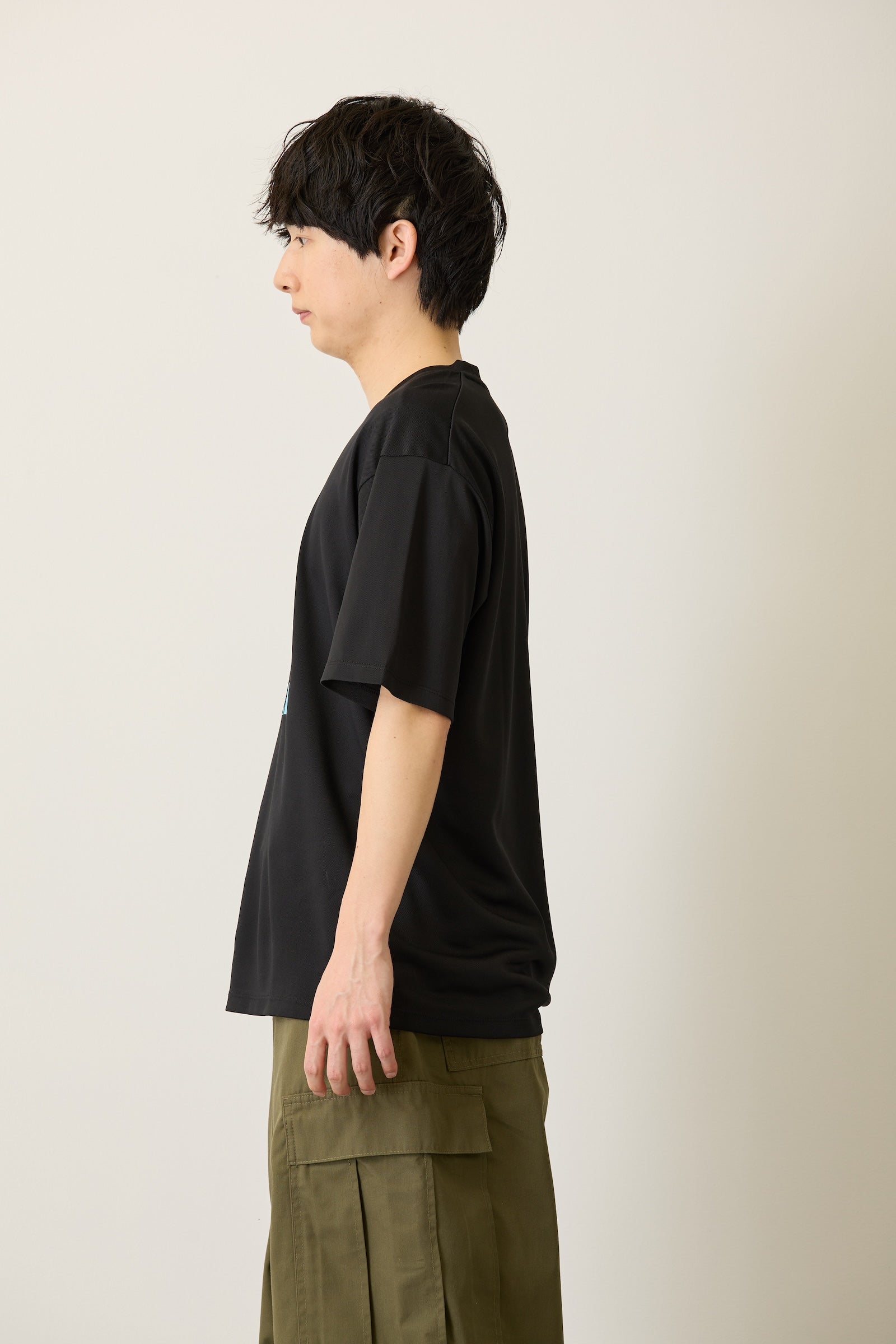 ちいかわ ドライTシャツ RUN モモンガ古本屋 ブラック