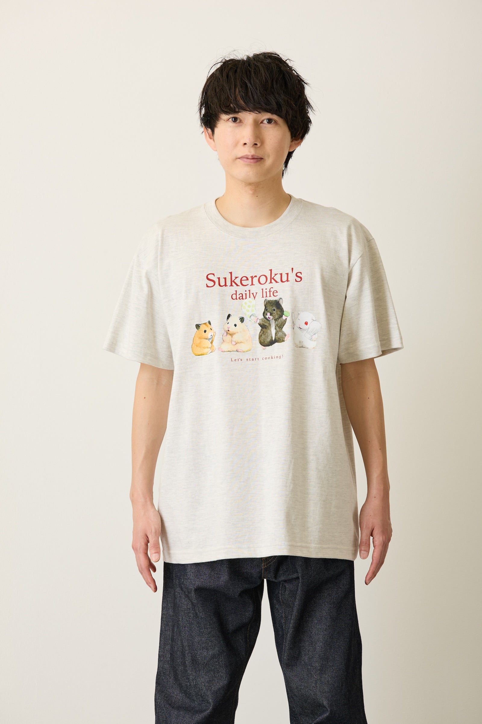 助六の日常 Tシャツ クッキング オートミール