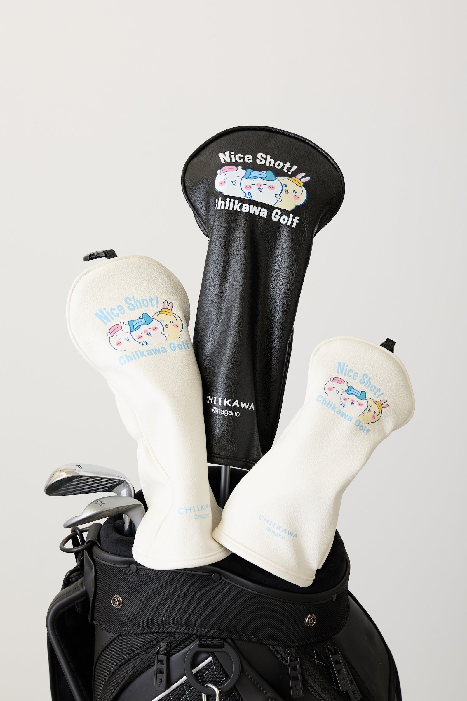 ちいかわGOLF ヘッドカバー ユーティリティー用 ブラック