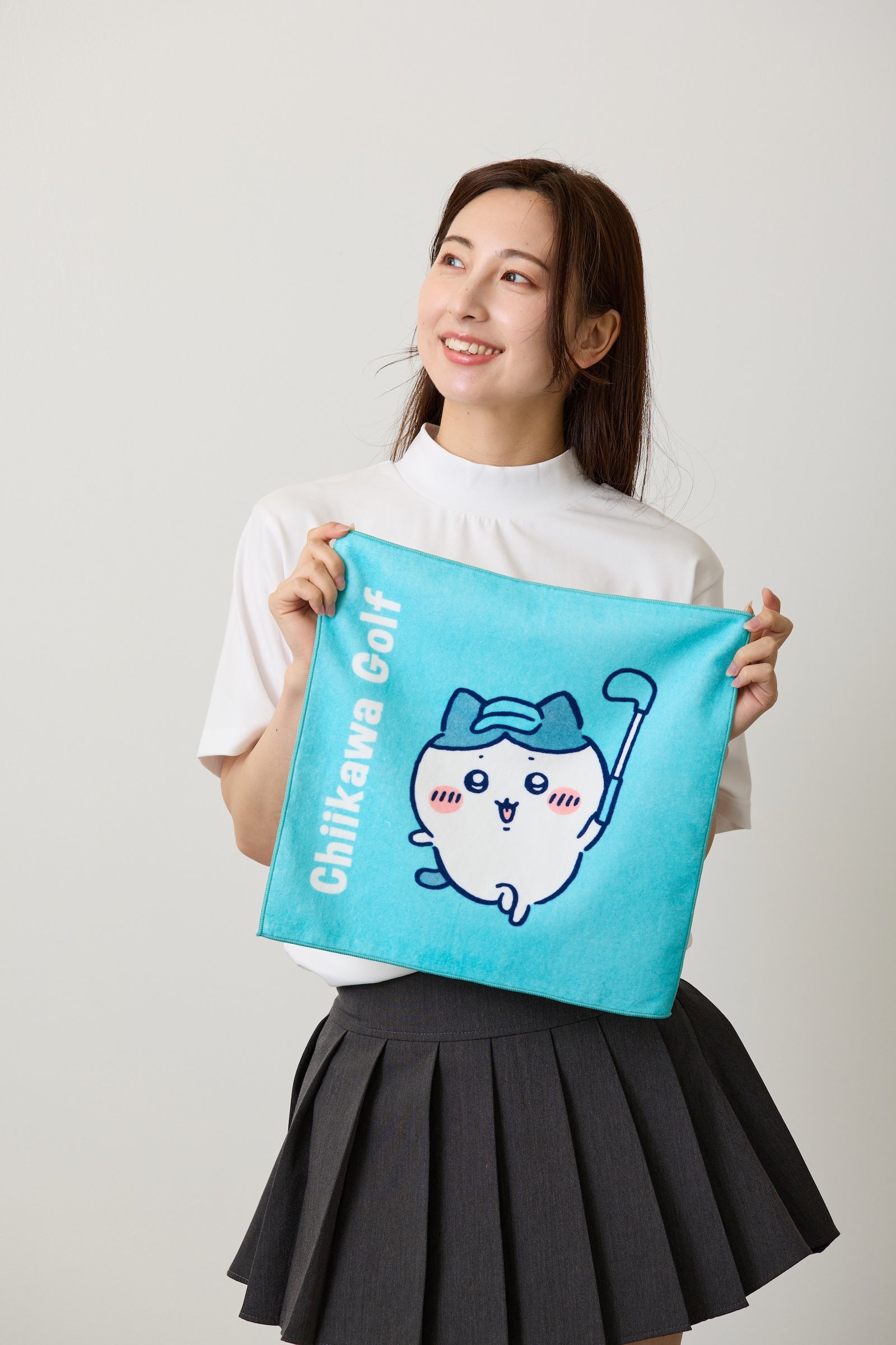 ちいかわGOLF ハンドタオル イェー ハチワレ