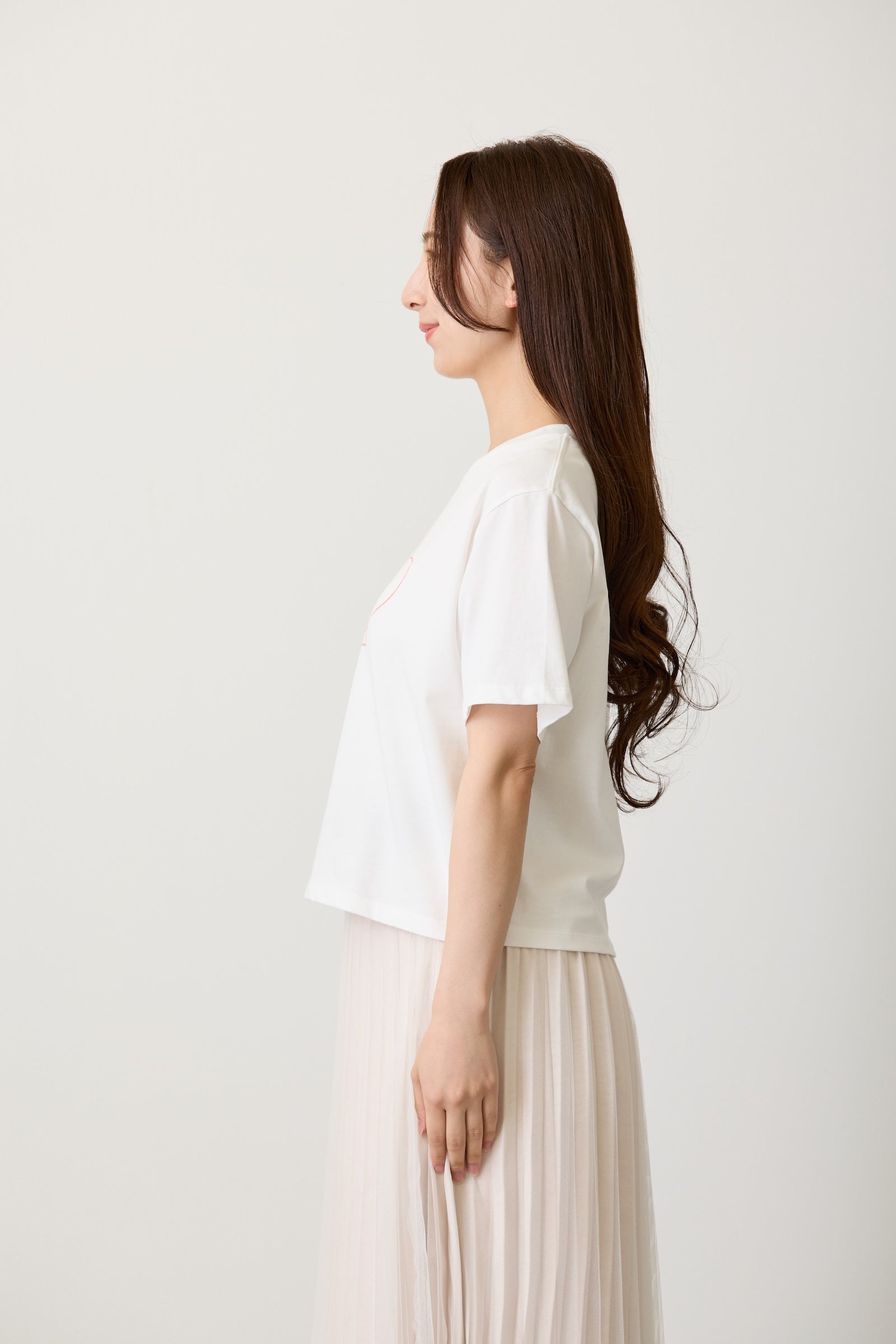 Lil ala mode Tシャツ RIBBON MOUSSE ホワイト