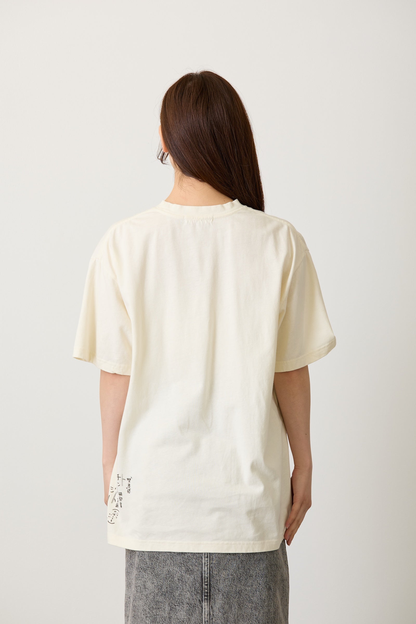 ナガノキャラクターズ Tシャツ チンパンジー クリーム
