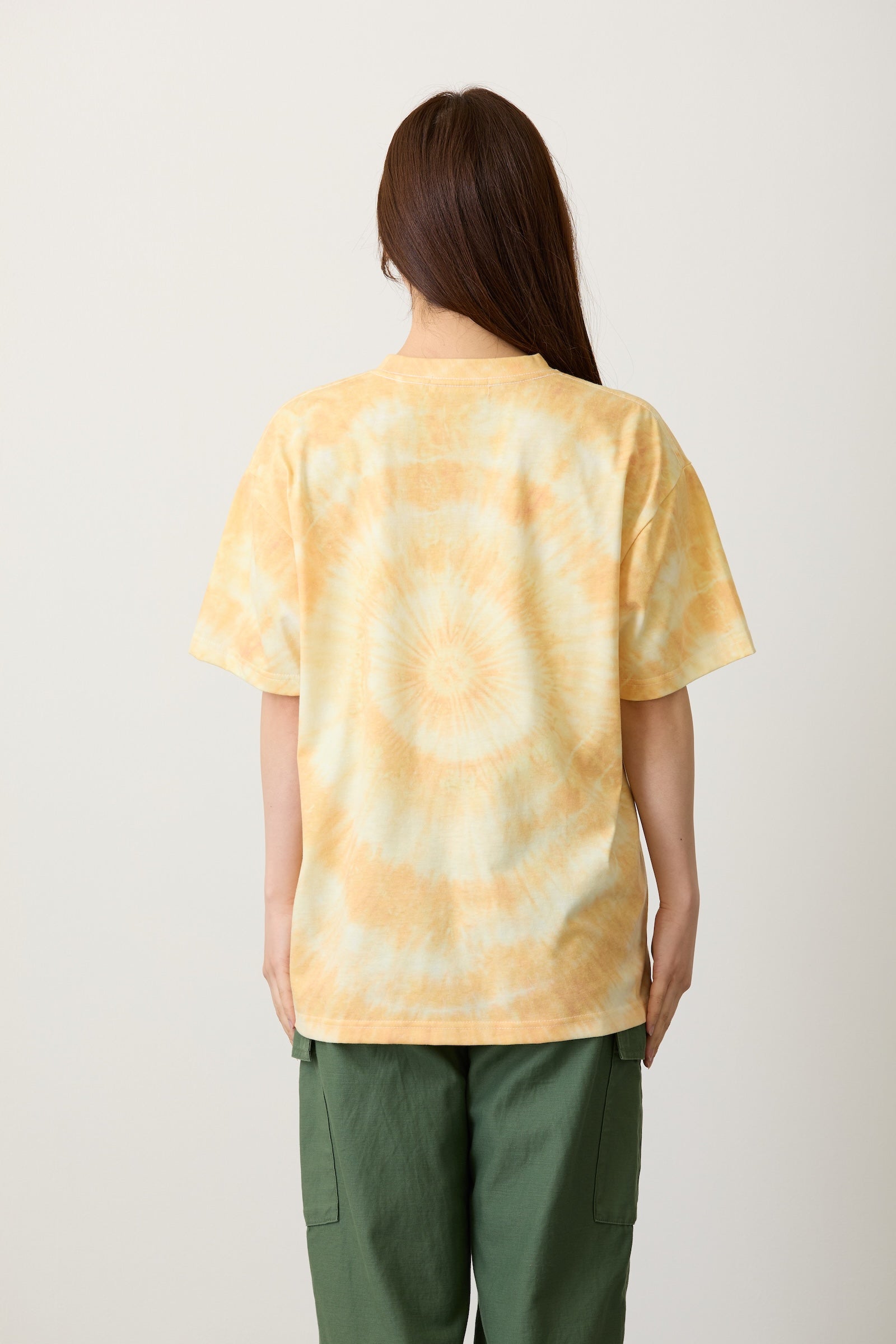 ちいかわ Tシャツ タイダイ 天使の輪 イエロー