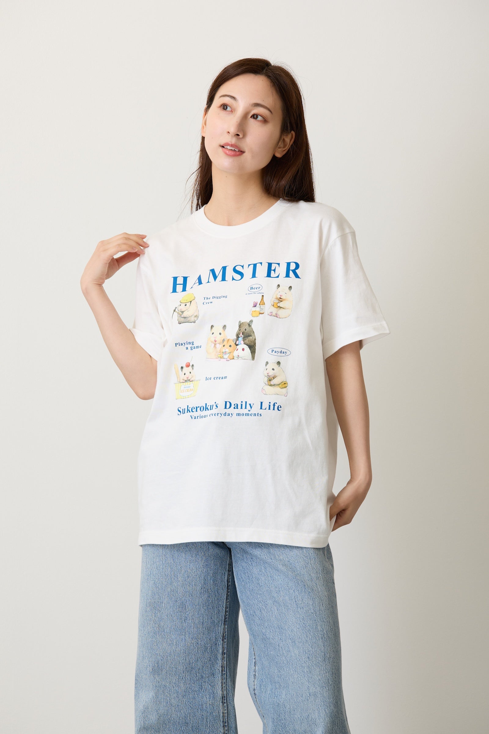 助六の日常 Tシャツ さまざまな日常 ホワイト