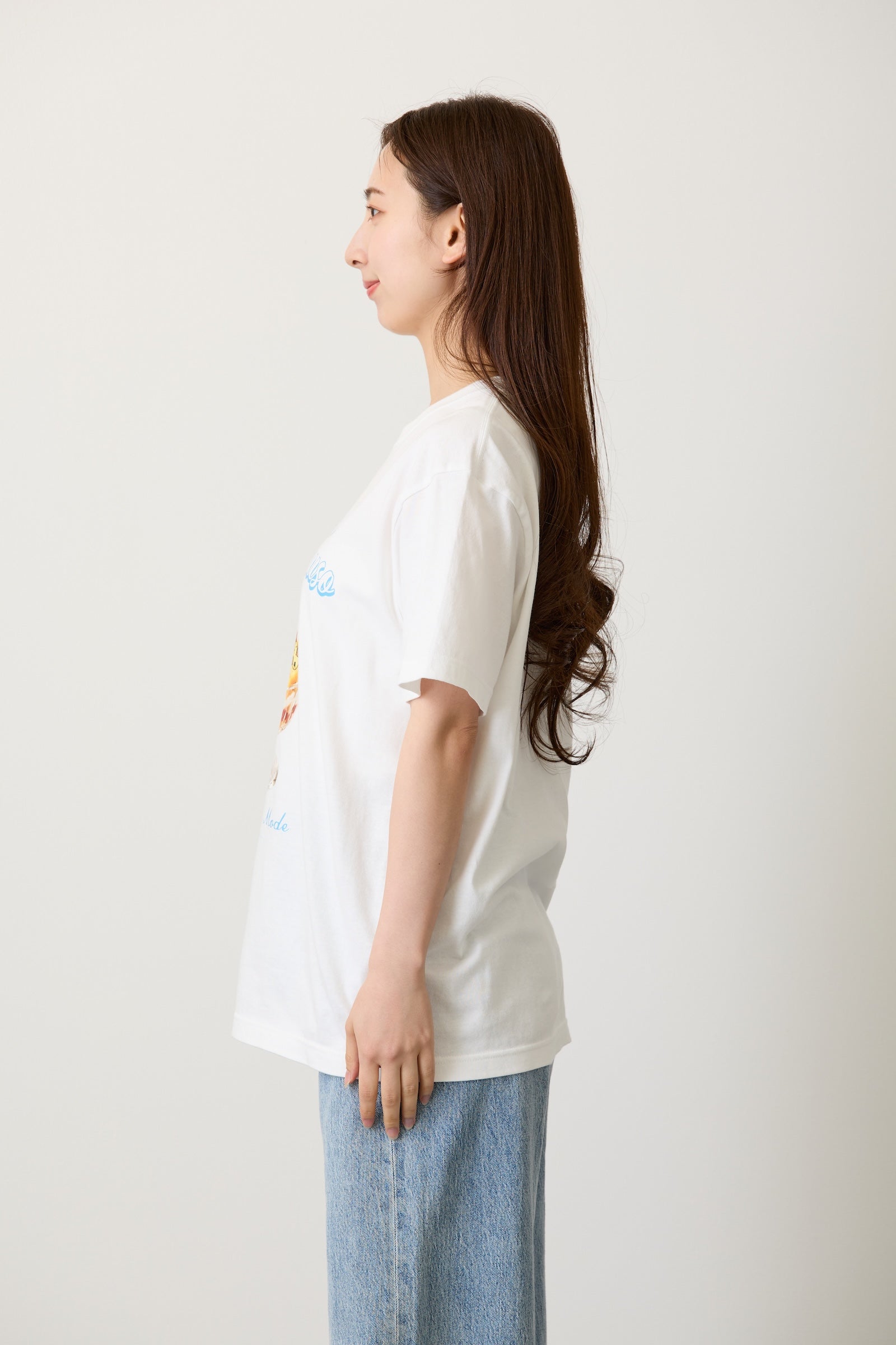 可愛い嘘のカワウソ Tシャツ プリンアラモード ホワイト