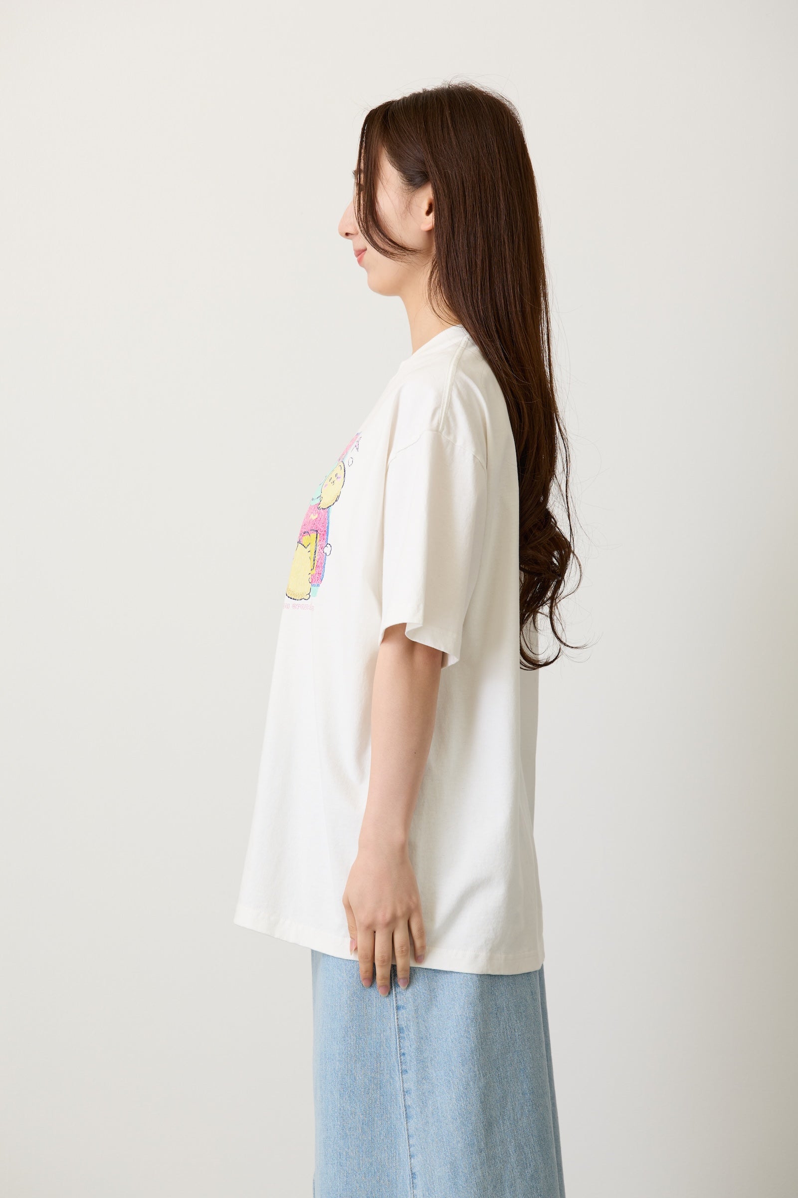 ちいかわ Tシャツ POPCORN オフ
