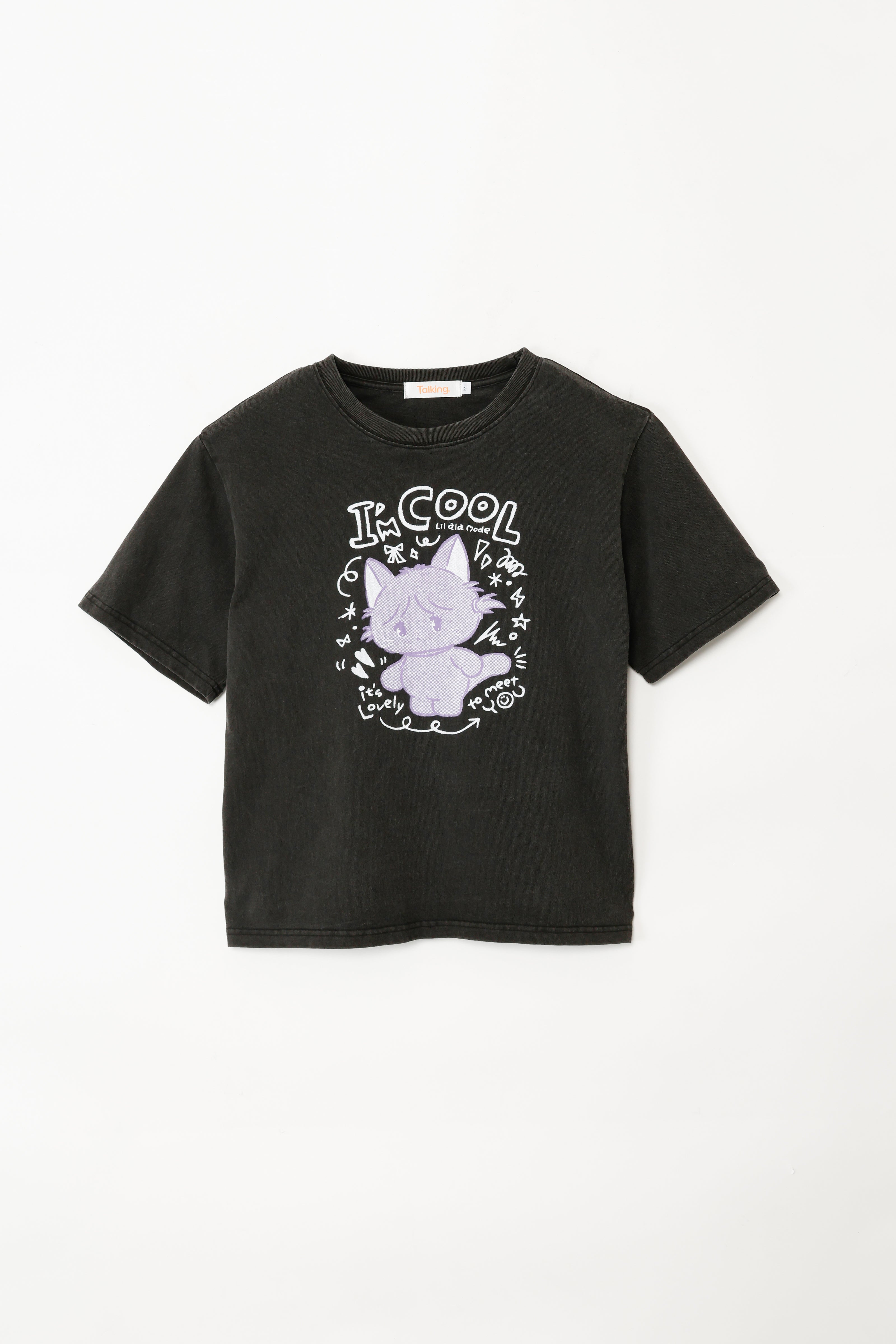 Lil ala mode Tシャツ I'm COOL ブラック