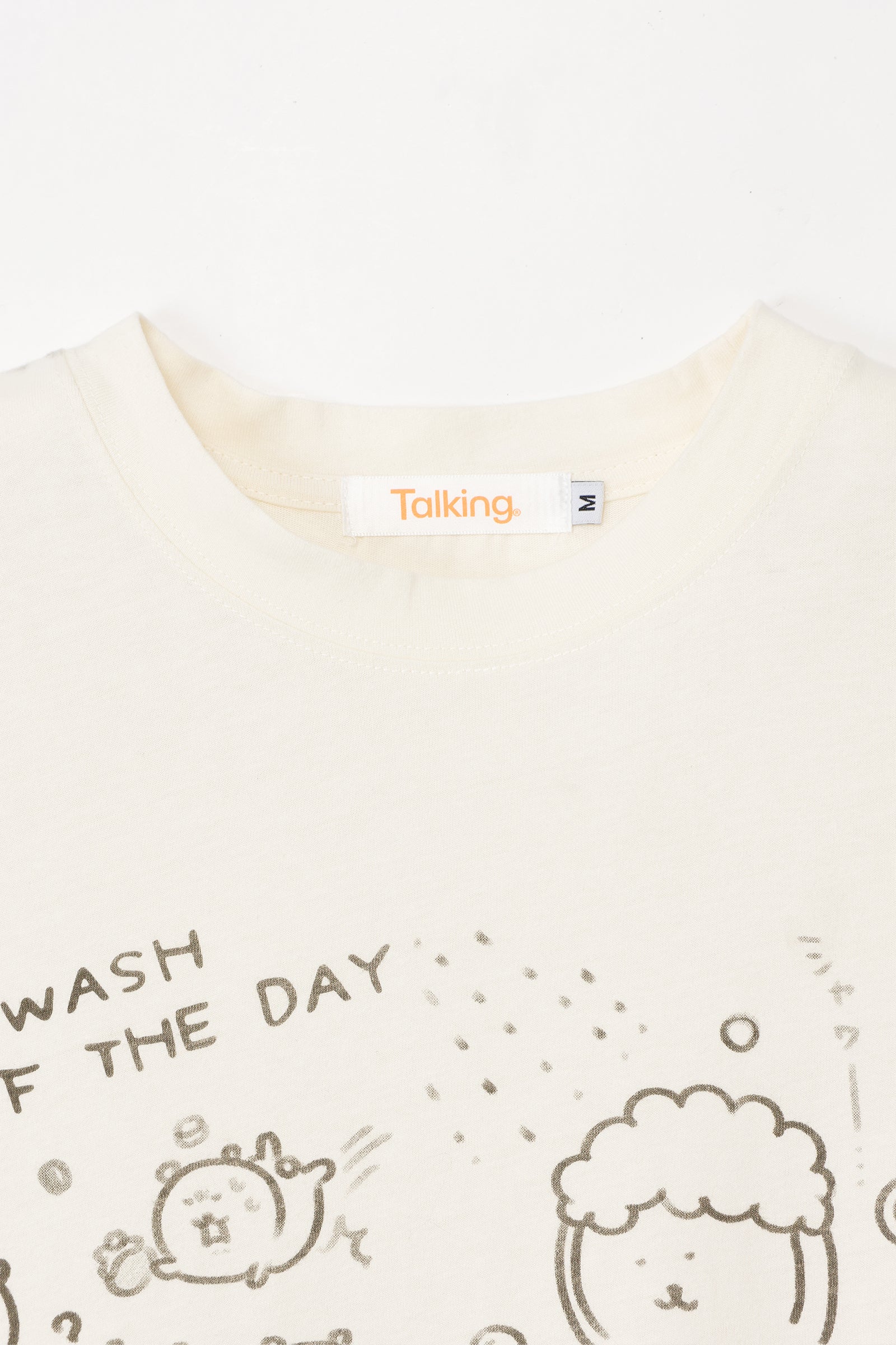 ナガノキャラクターズ Tシャツ チンパンジー クリーム