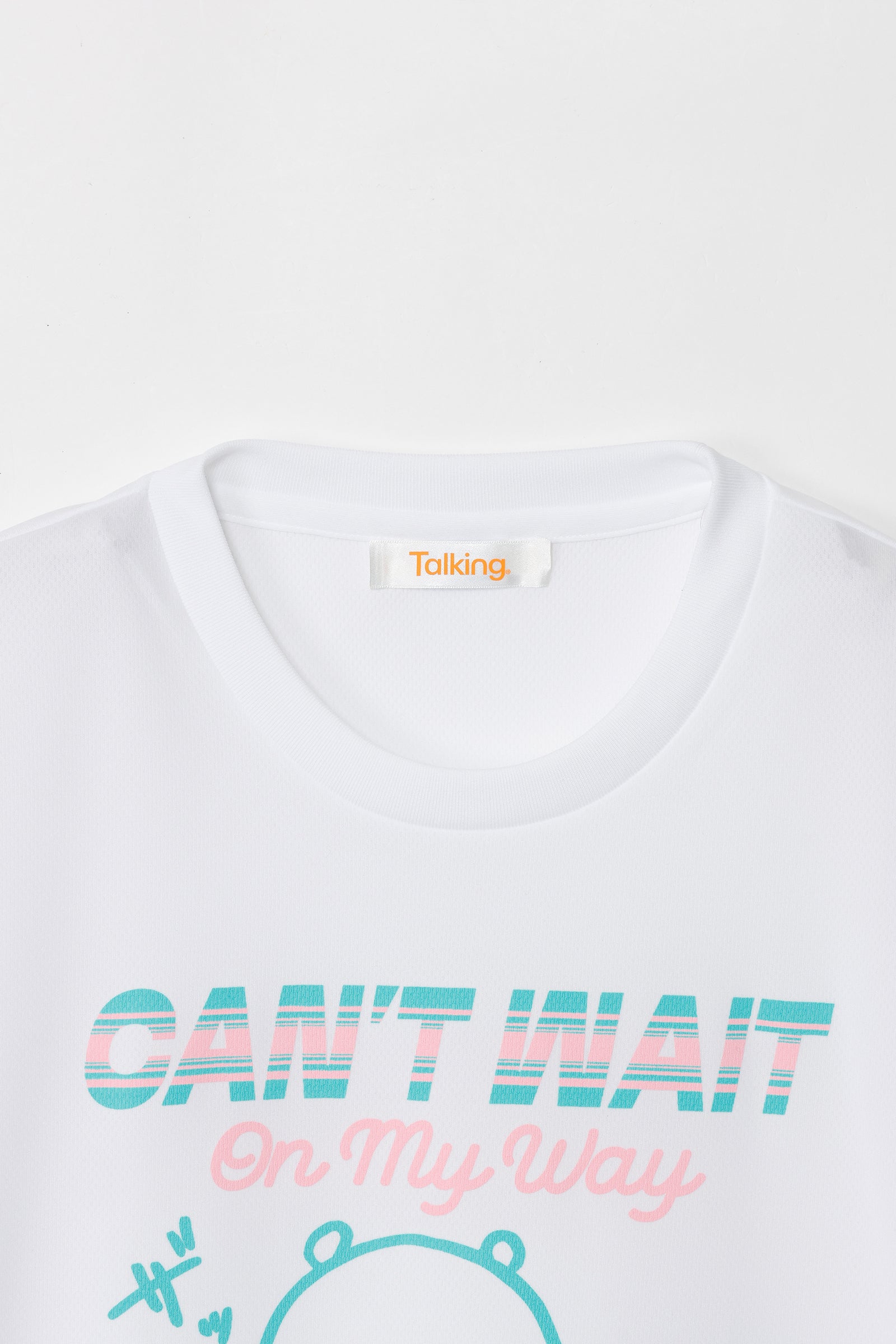 ナガノキャラクターズ ドライTシャツ CAN’T WAIT くま ホワイト