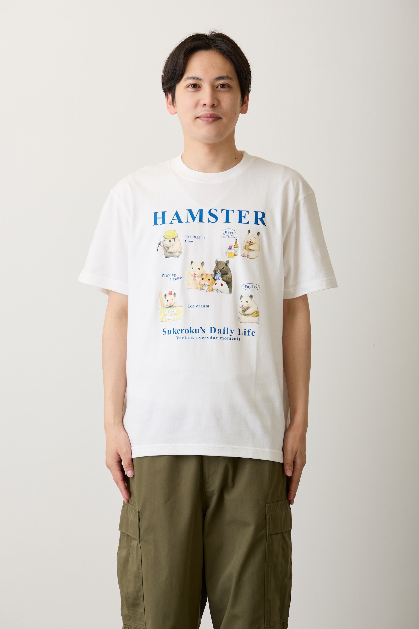 助六の日常 Tシャツ さまざまな日常 ホワイト