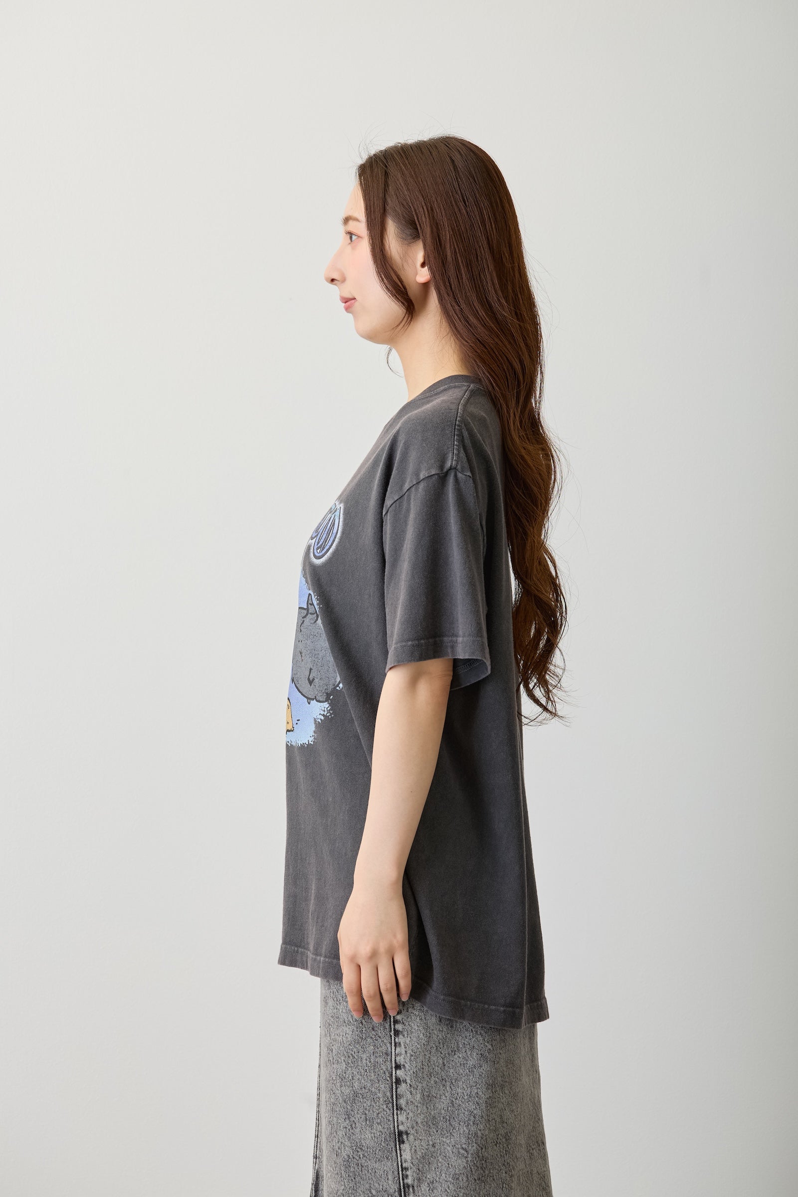 【7月中旬以降お届け】ナガノキャラクターズ TシャツMEMENTO MORI スミ