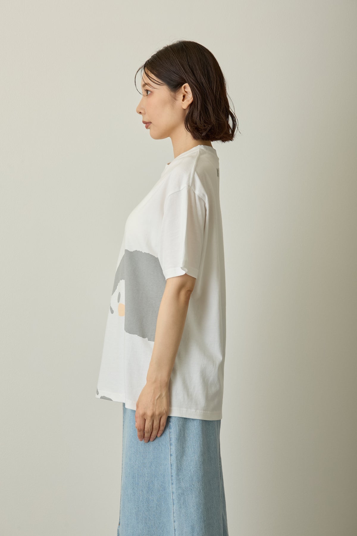 コウペンちゃん Tシャツ ぎゅっ ホワイト