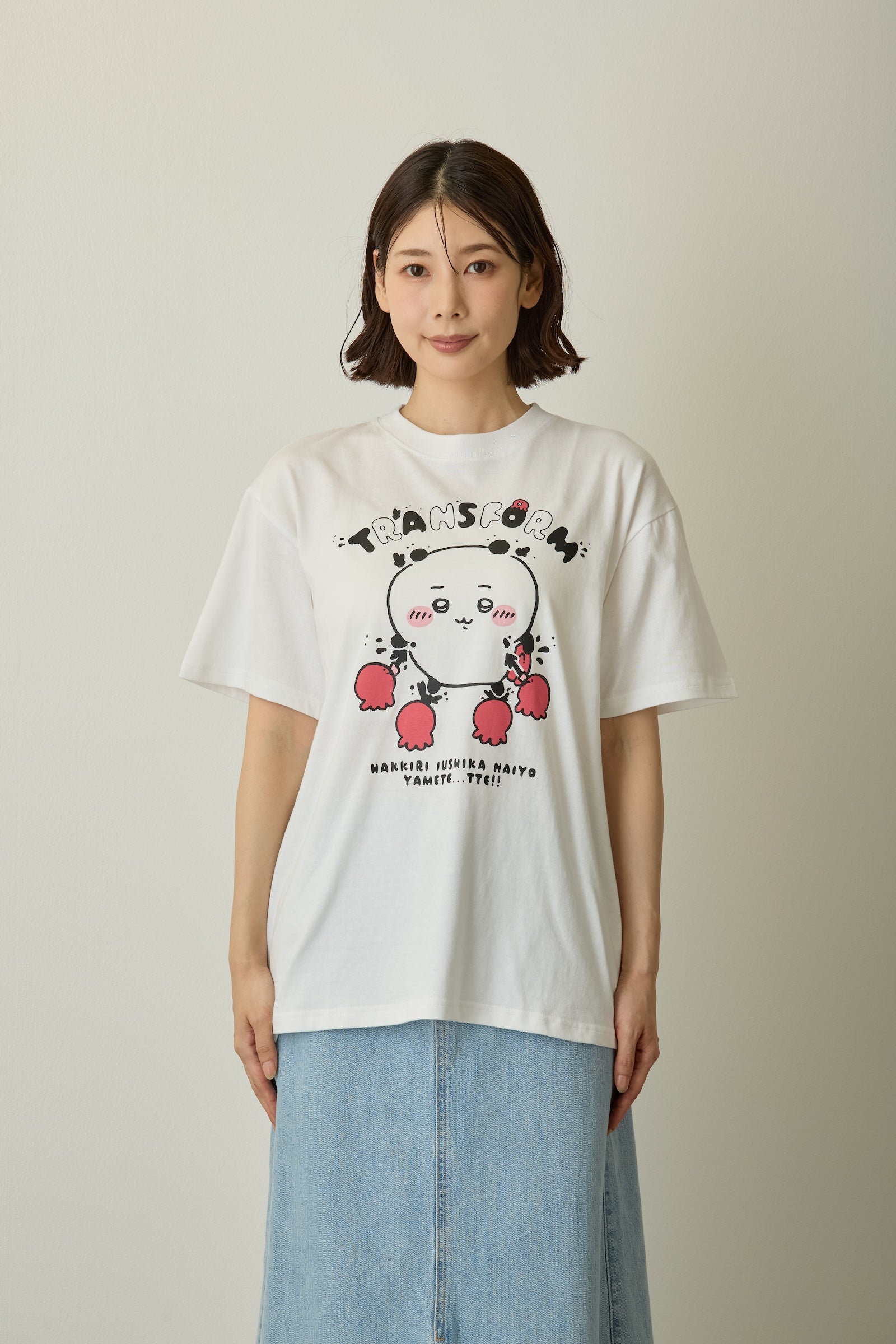 ちいかわ Tシャツ TRANSFORM ホワイト