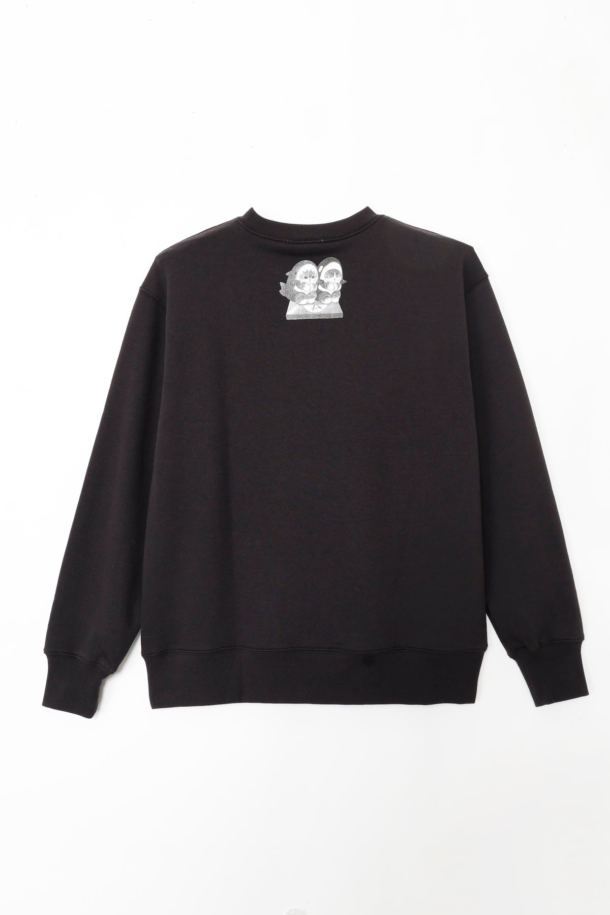 mofusand スウェットシャツ CAT WILD SCREAM ブラック