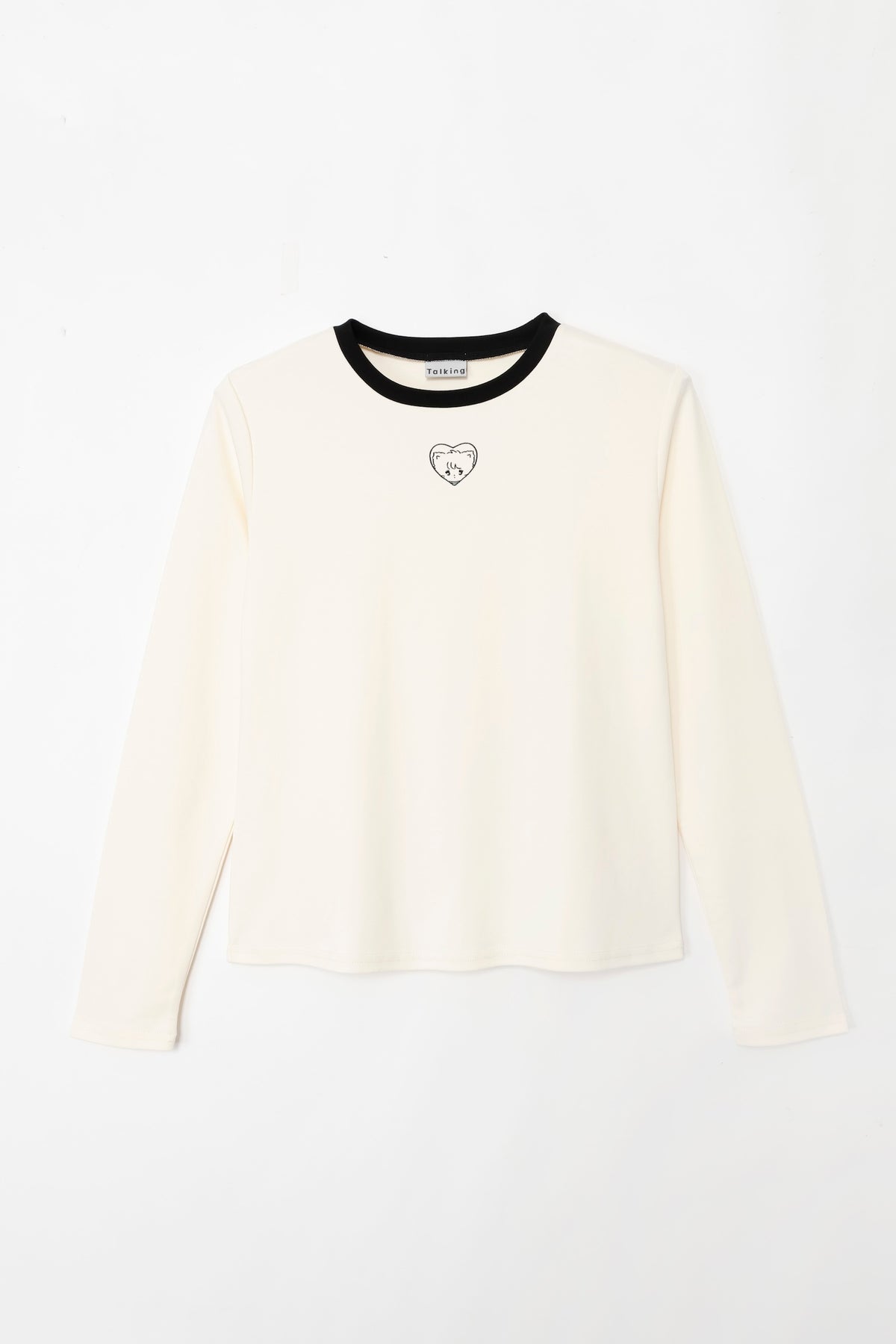 Lil ala mode 長袖Tシャツ ムース ホワイト FREE