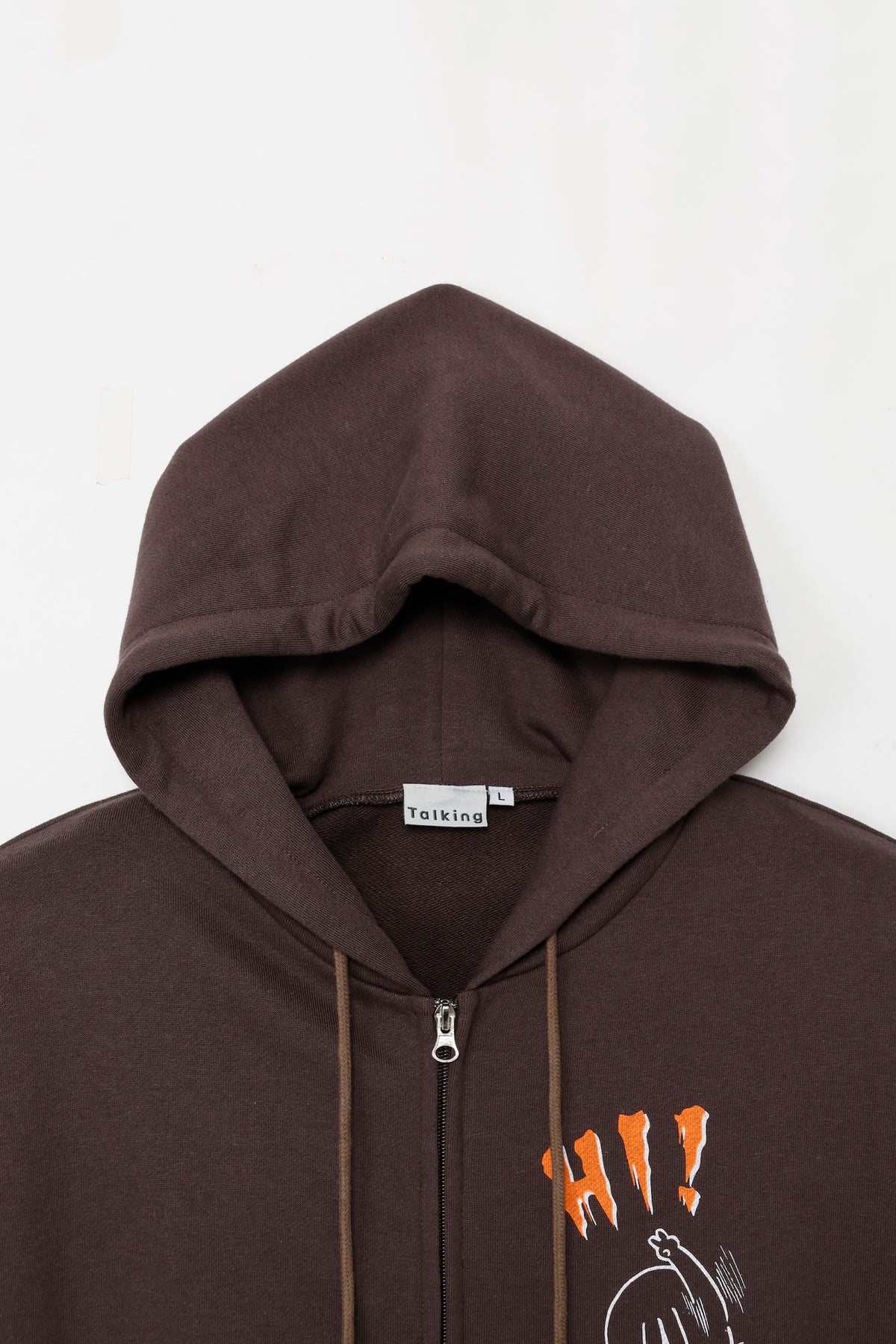 ちいかわ ジップパーカー ホラーシリーズ(トリオ) ブラウン