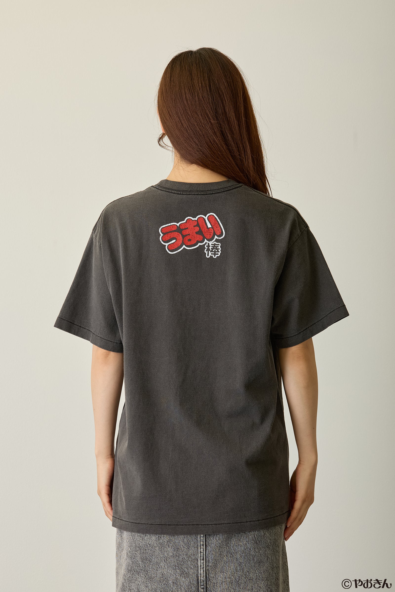 【先行販売】うまい棒 Tシャツ めんたい スミクロ