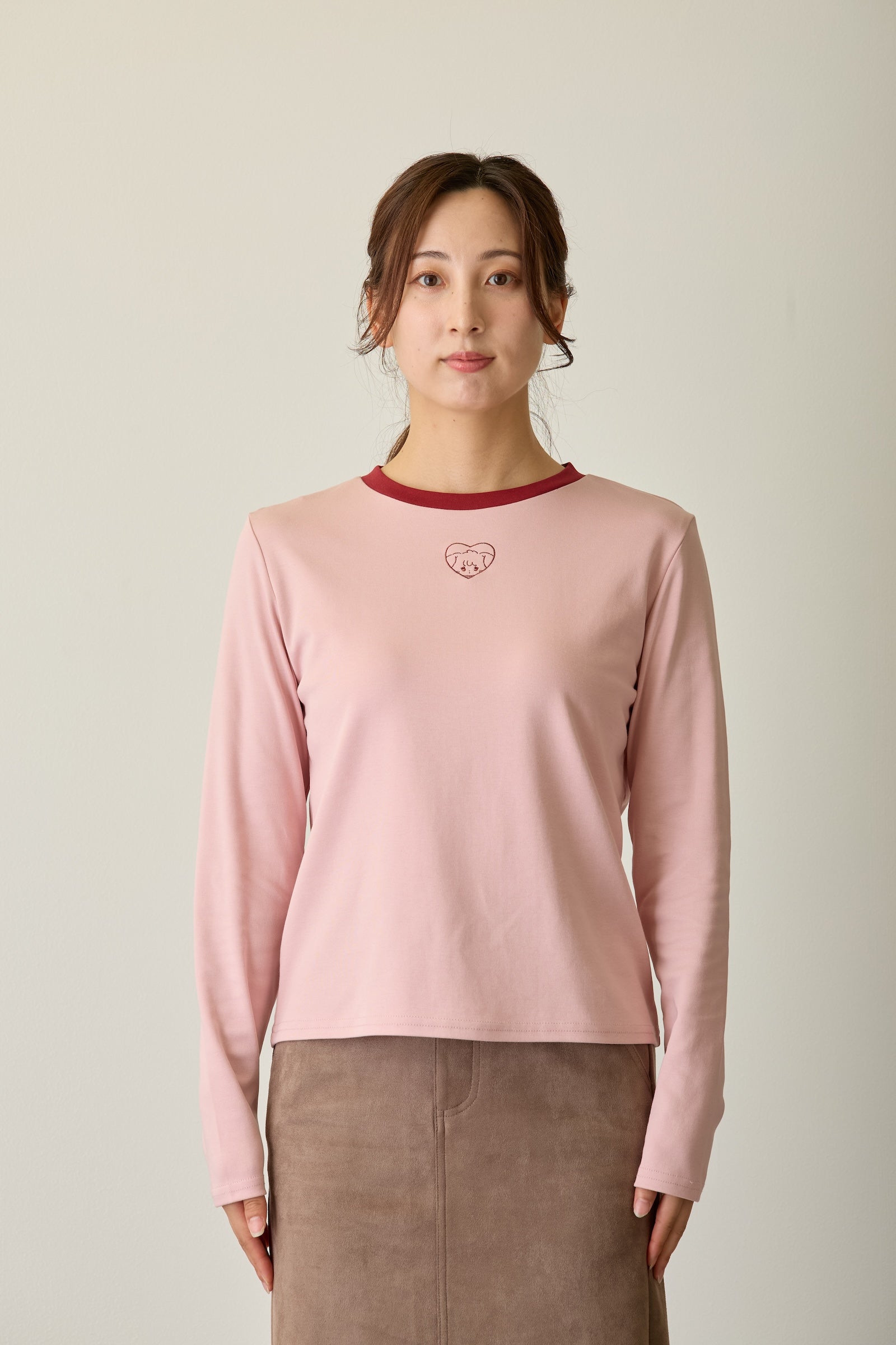 Lil ala mode 長袖Tシャツ キャミー ピンク FREE