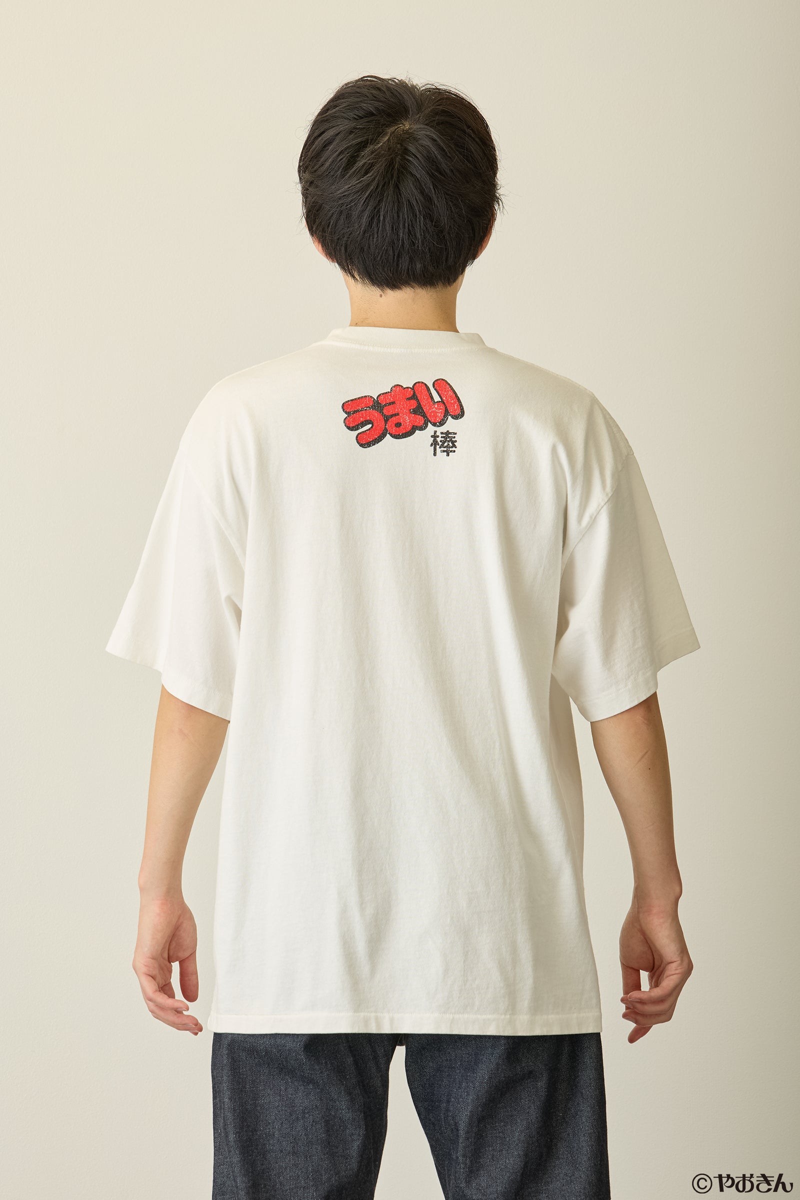 【先行販売】うまい棒 Tシャツ めんたい ホワイト