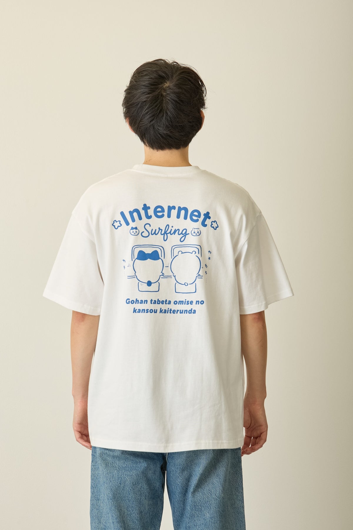 ちいかわ Tシャツ パスタライ助 ホワイト