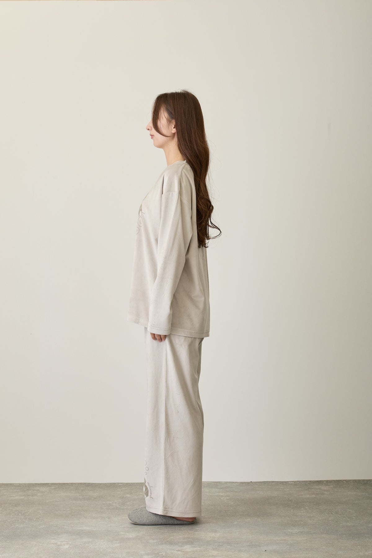 mofusand ルームウェアセットアップ TIME TO SLEEP グレー